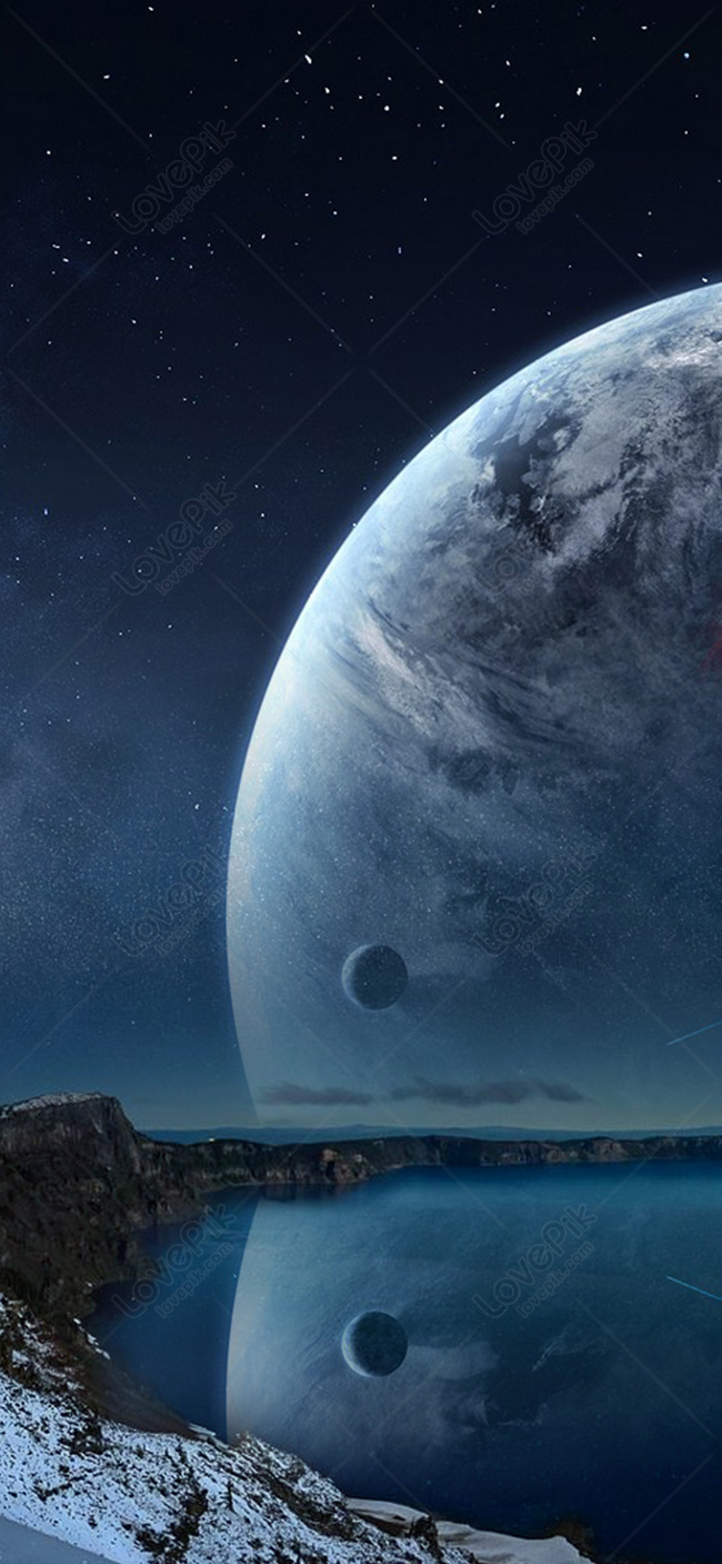 650x1407  Macro обои 4K, поверхность, 3D Фон, Sci-Fi, #7863