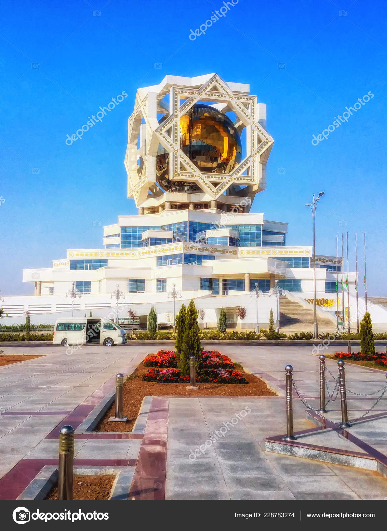 1240x1700  Bagt KSGI Palace счастье Ashgabat Turkmenistan - Редакционная фотография Stock © Atosan #228783274