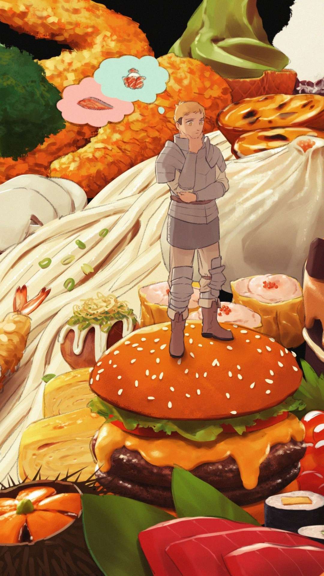 1080x1920  16+ Anime Food Walpapers для iPhone и Android от Kenneth Barnes