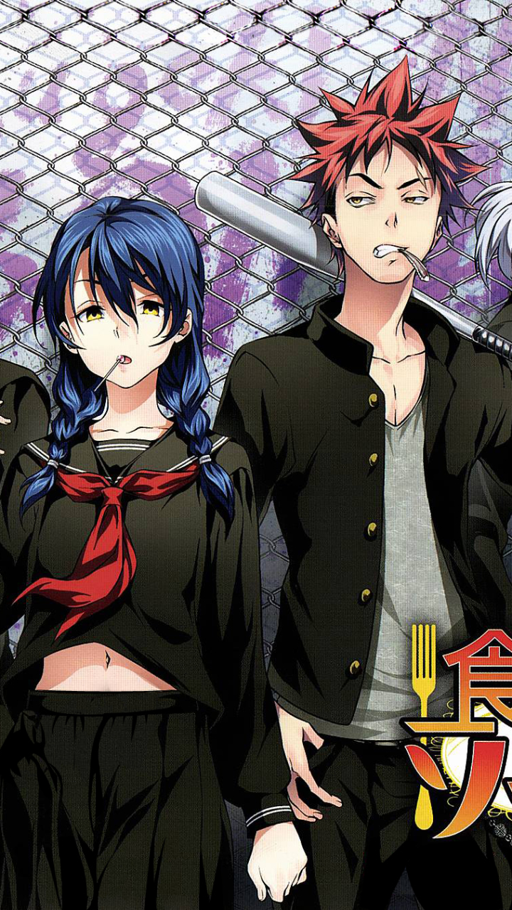 720x1280  Продовольственные войны: Shokugeki no Soma Phone Wallpaper от Saeki Shun - Mobile Abyss