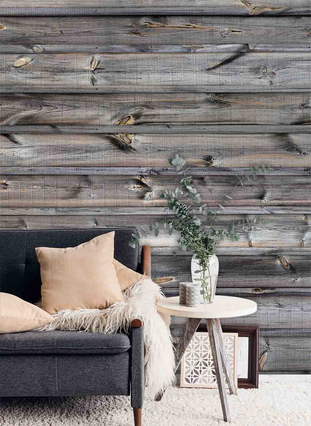 1000x1368  ART3D Самоадлеяние выветрившихся деревянных настенных досок для гостиной, спальня (16 кв. Футов) - Walmart.com