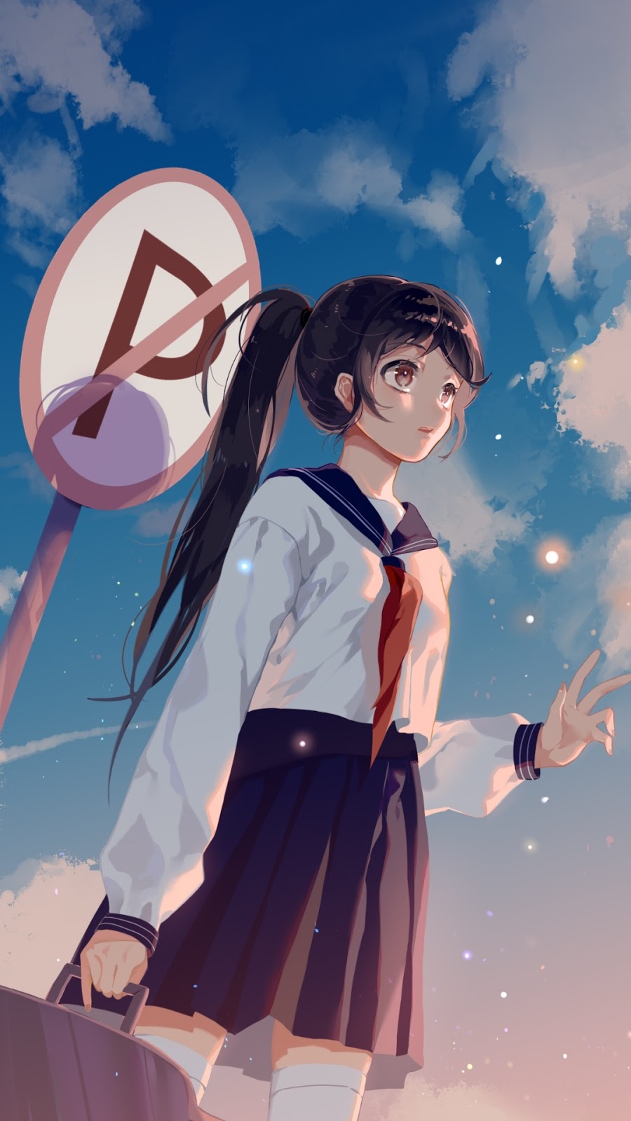 900x1600  Хвороновые аниме девушки Мобильные обои - HD Mobile Walls