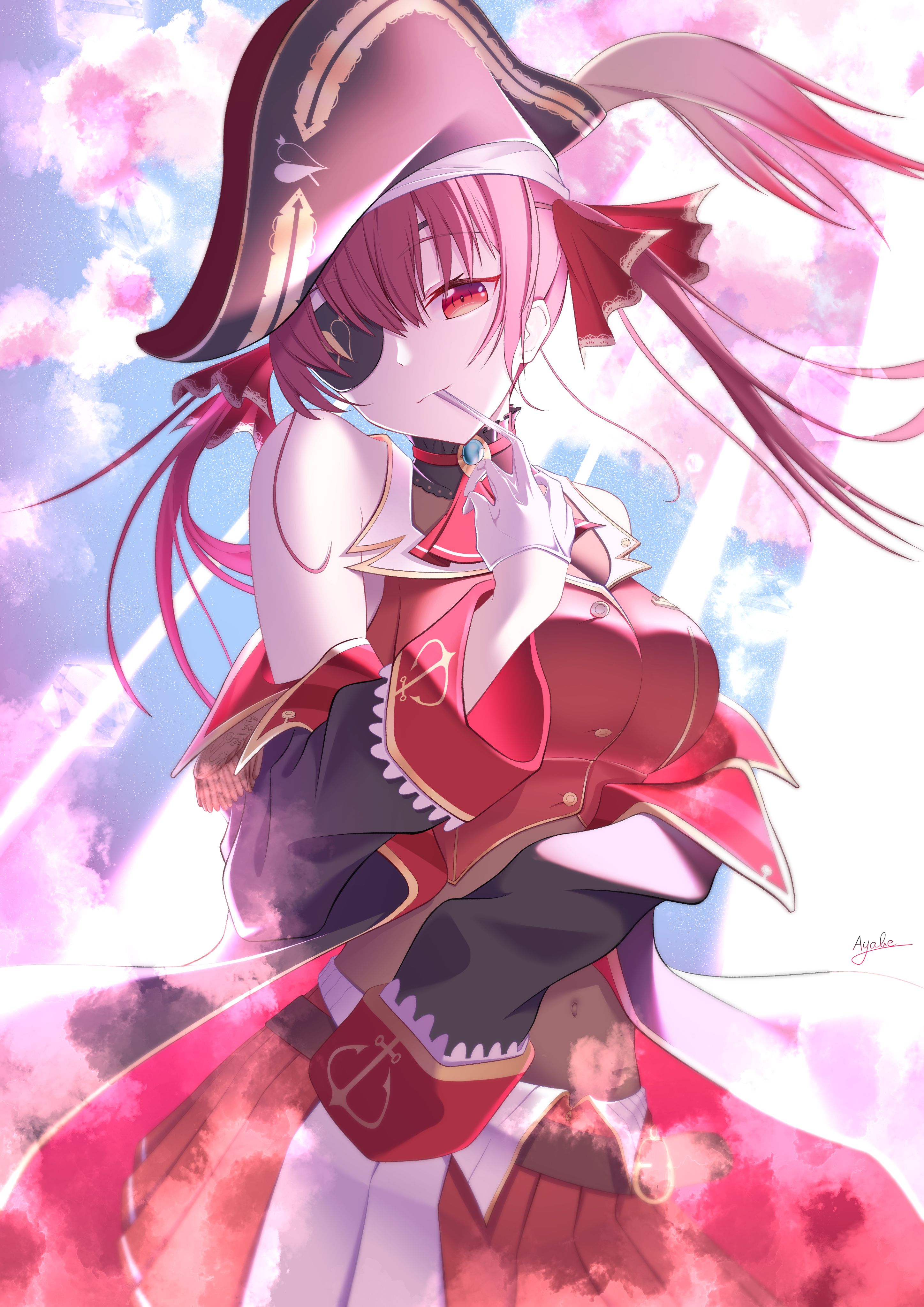 2894x4093  Houshou Marine Iphone обои - пещера обоев