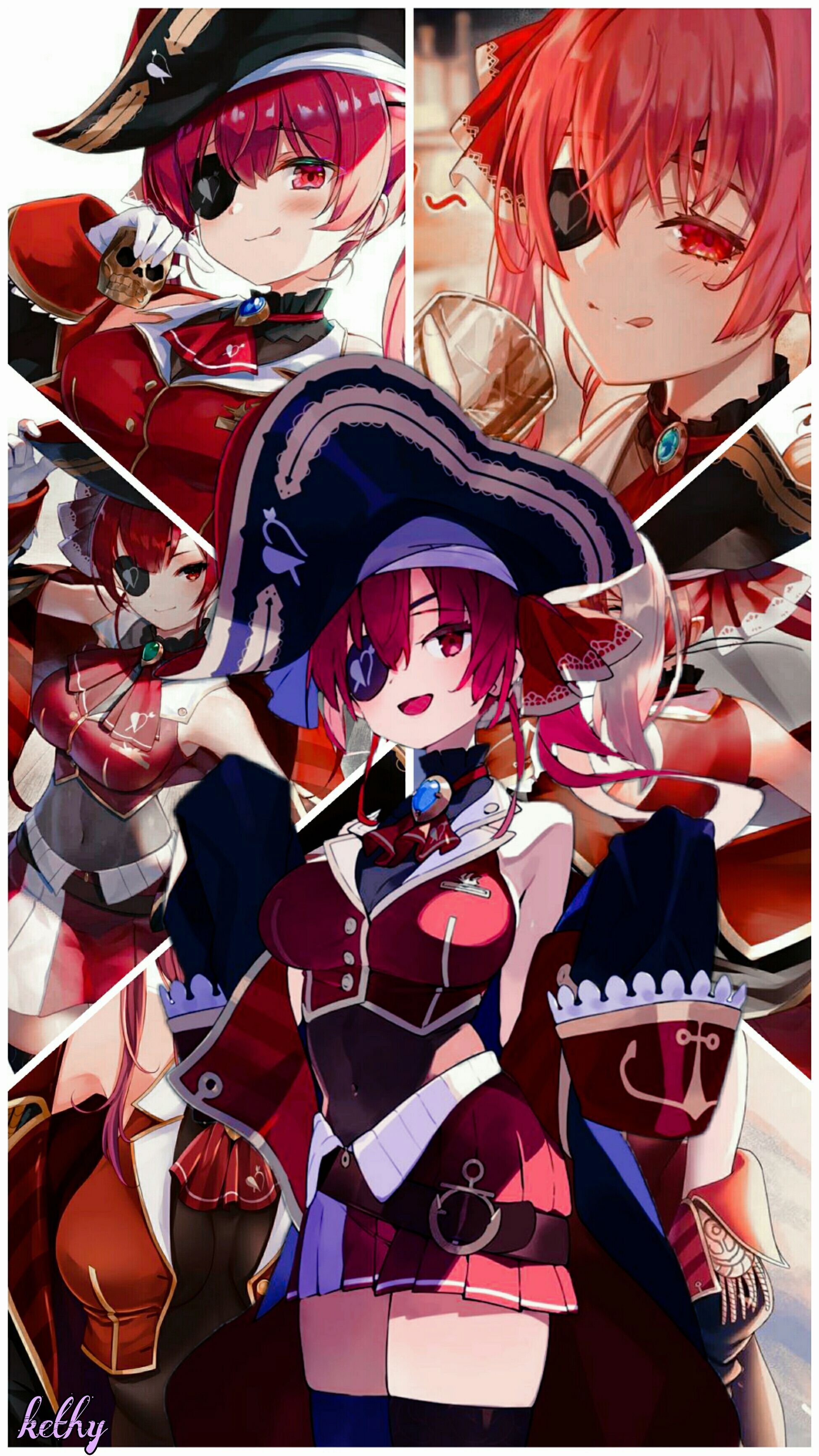 1949x3464  Houshou Marine Phone обои - пещера обоев