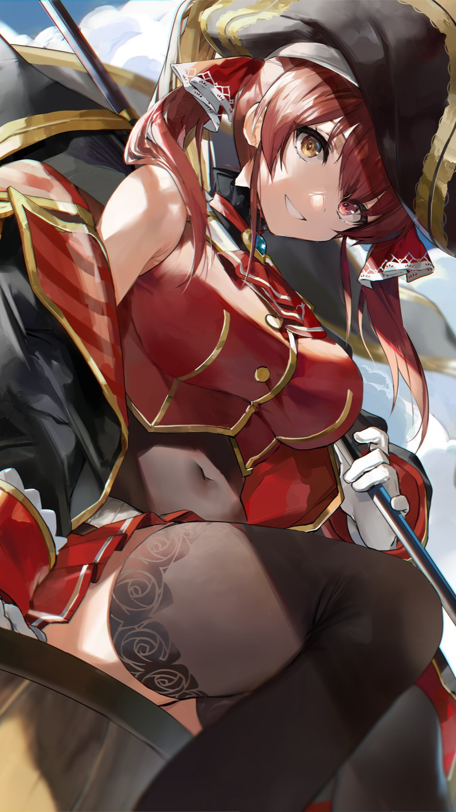 903x1606  Houshou Marine [HoloLive] (906x1606): r/animewallpaper