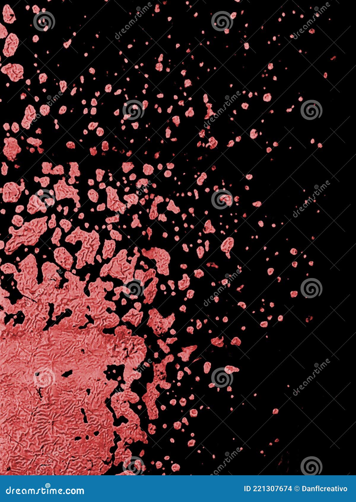 1200x1690  Брызг красная краска над черным фоном Stock Photo - изображение тьмы, черное: 221307674