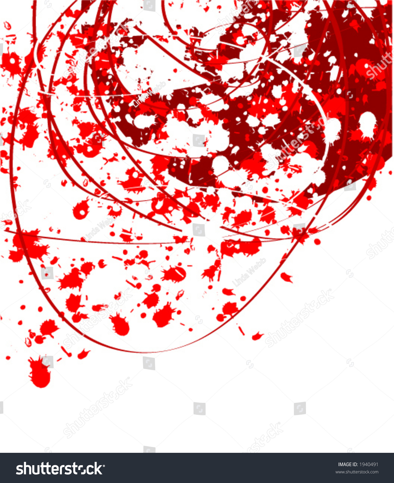 1307x1600  Красная краска разбрызгивание фонового вектора (без роялти) 1940491 | Shutterstock