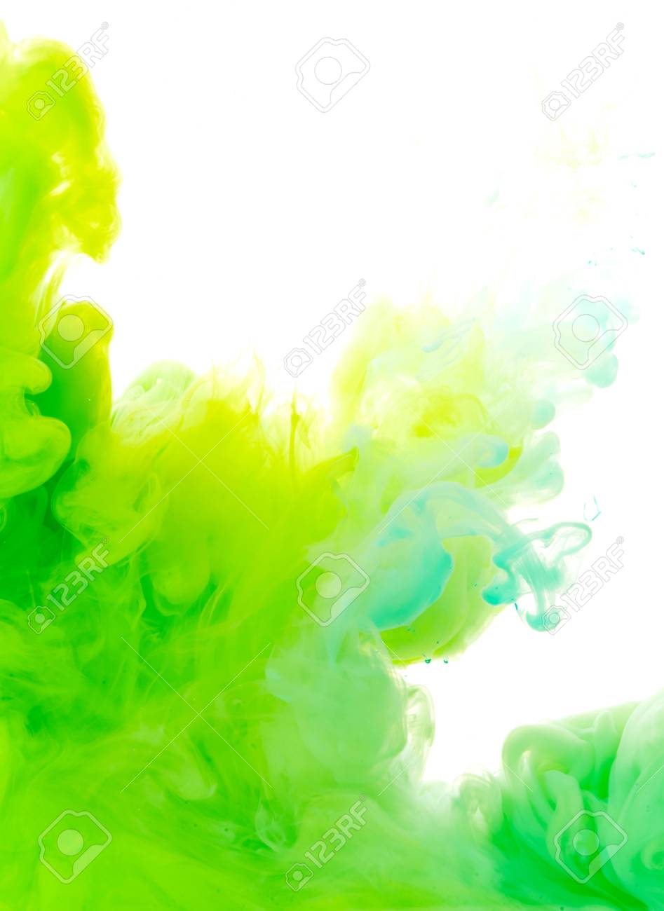 947x1300  Аннотация Зеленая краска Splash, изолированные на белом фоне Stock Photo, Picture и Freelcity Image. Изображение 60664392.