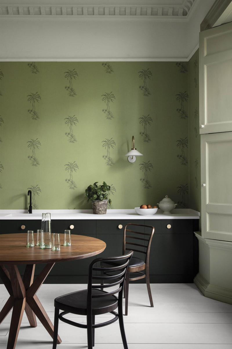 800x1204  Добавьте немного цвета в свой домашний офис с этим великолепным зеленым оттенком от Clare Paint - Tfdiaries