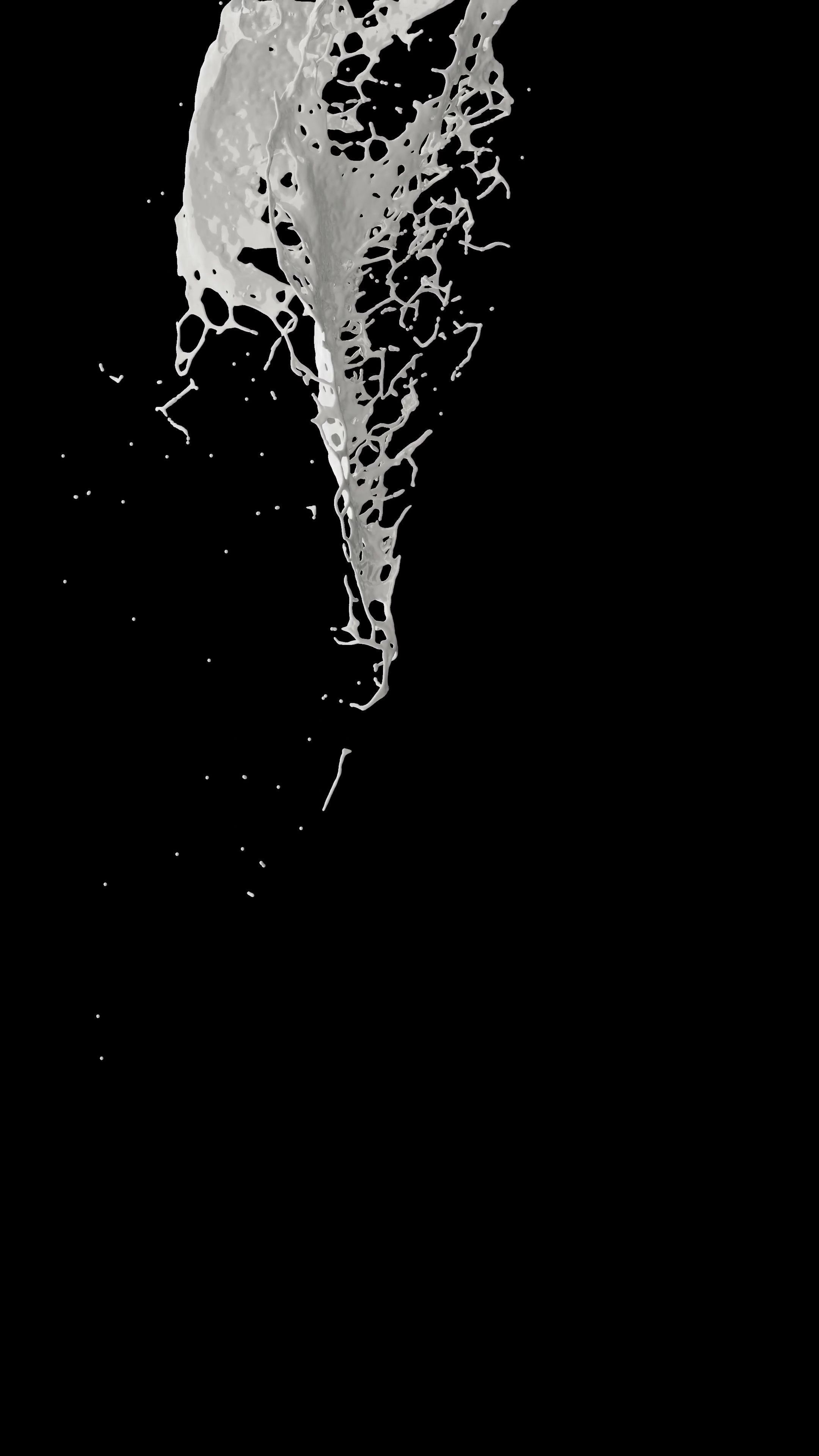 2160x3840  Черная краска обои - пещера обоев