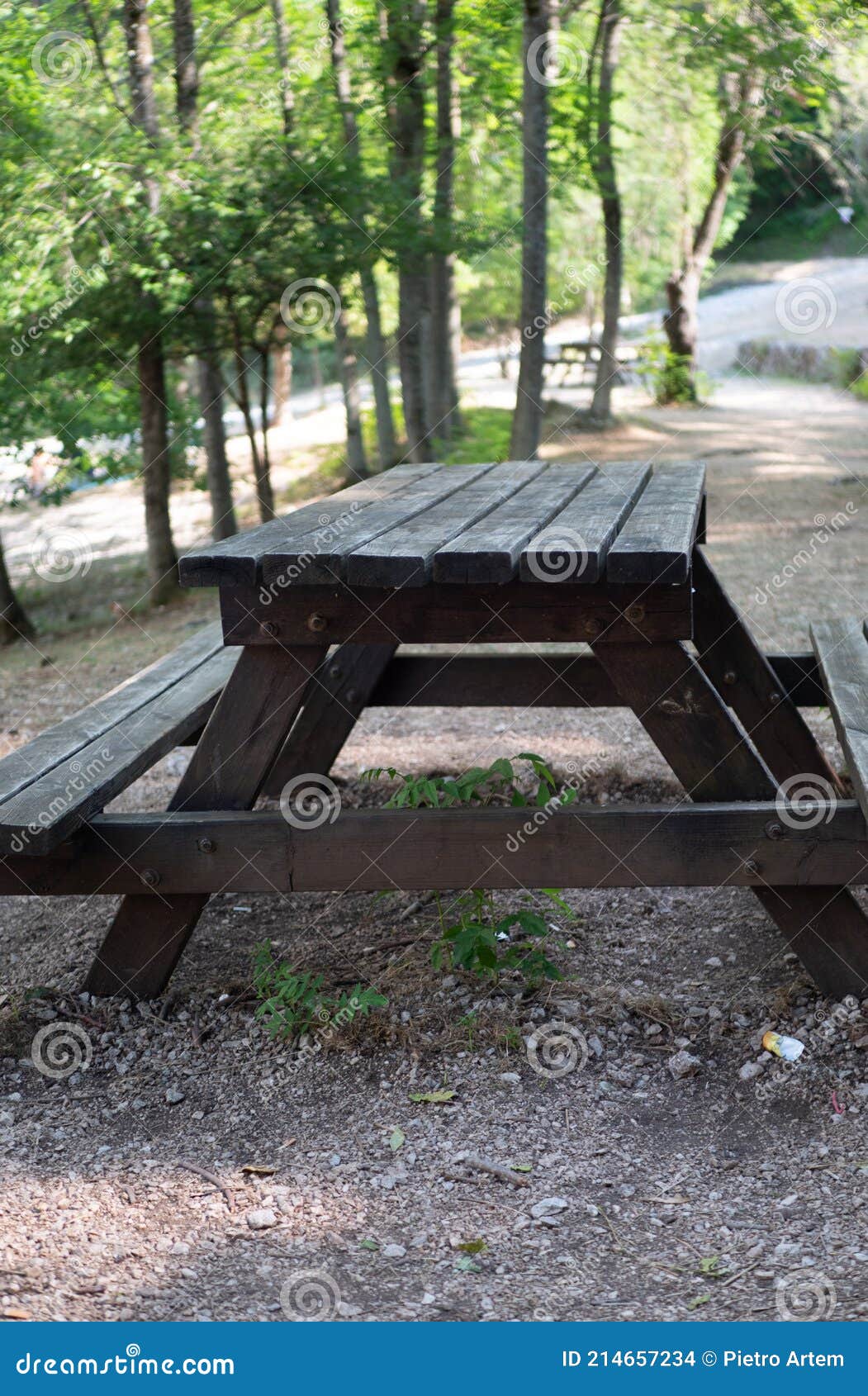 1051x1690  Стол для пикника в парке. Столовый фон свободного пространства для вашего украшения и размытого ландшафта гор Стоковое фото - Изображение Лодца, окружающая среда: 215458880