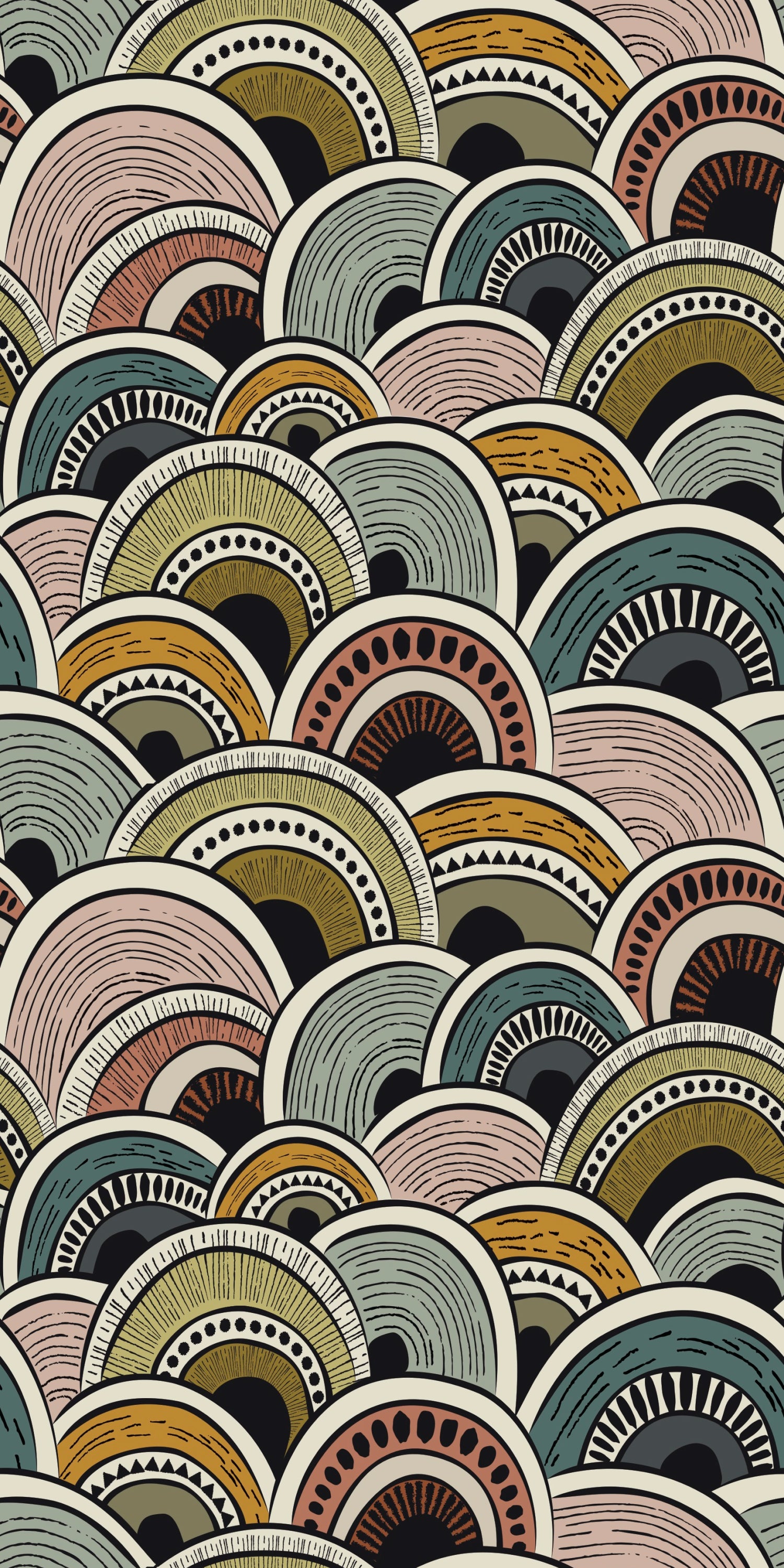 1500x3000  Душевная граница страниц и печатная фон в Word - Slidesdocs