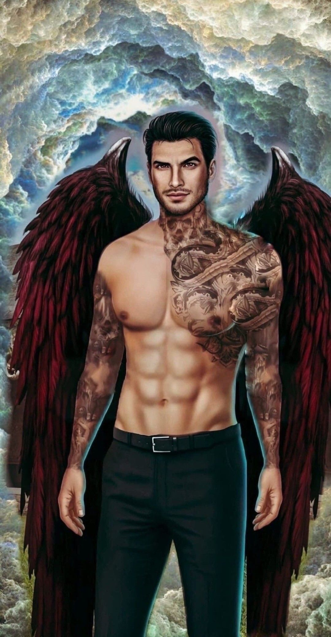 1080x2081  Клуб романтики Секрет небес | Fantasy art men, Romance art, Secret  characters