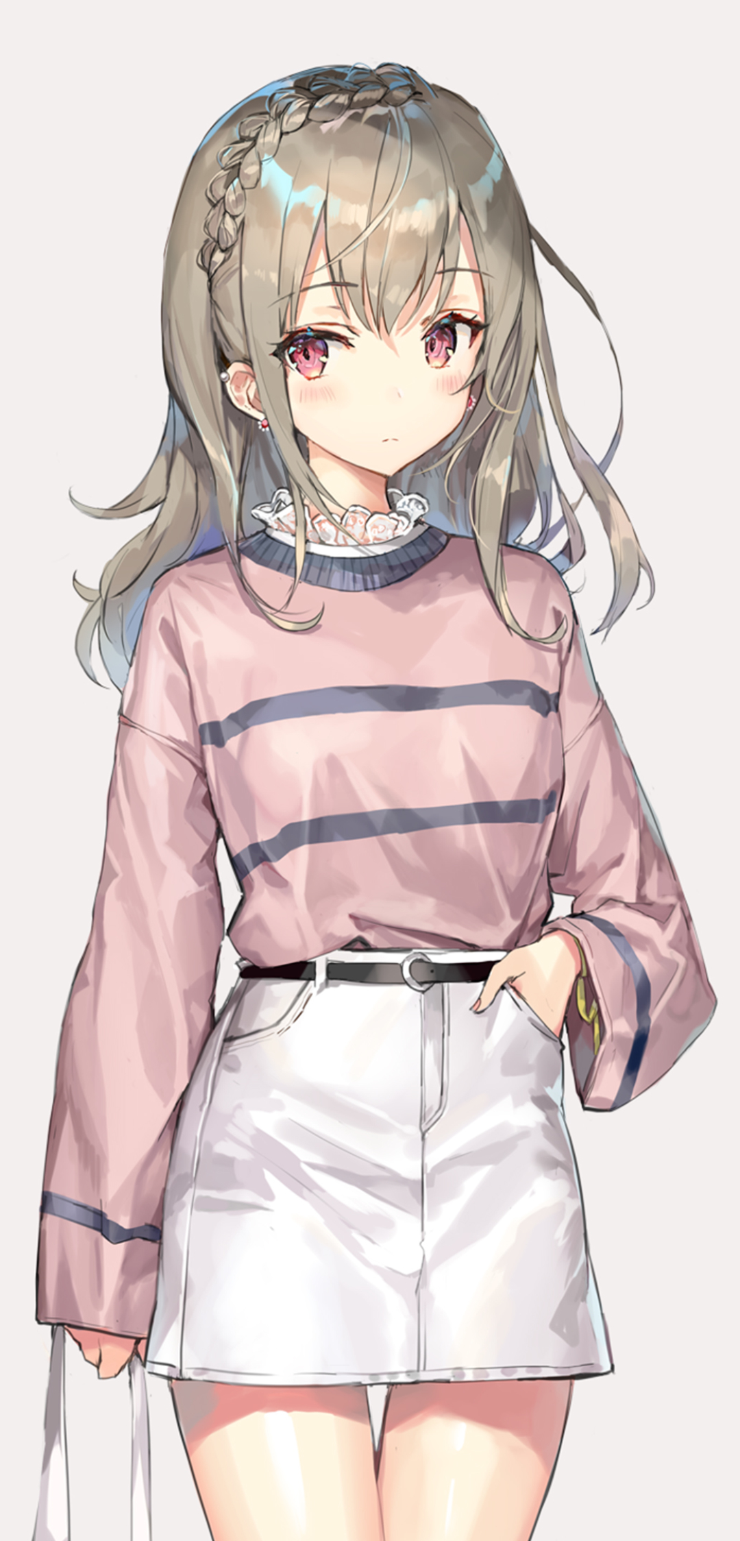 1080x2248  Красивая девочка Юбка Японский Меч на stock Photo 41011363 | Shutterstock