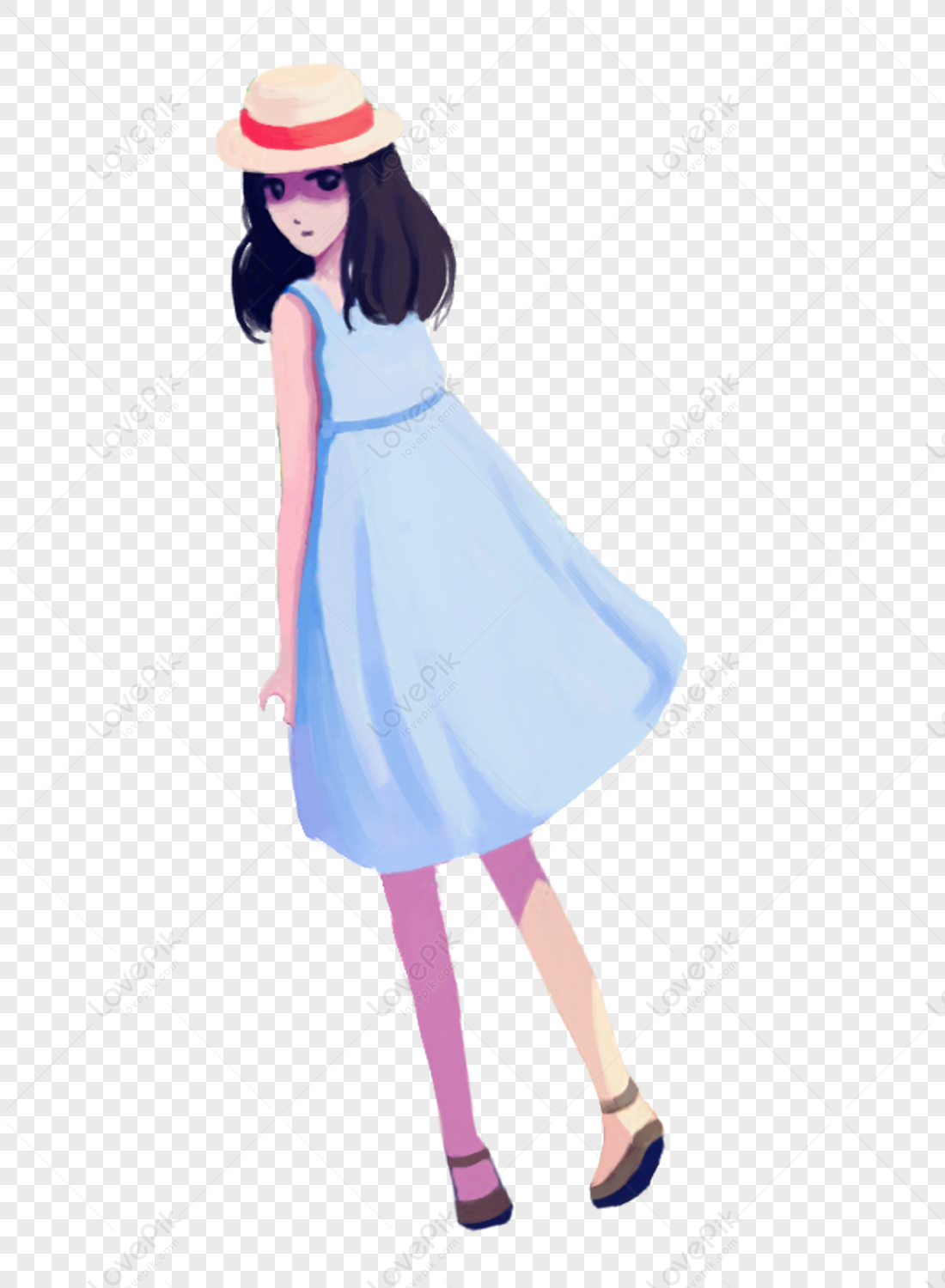 1100x1500  Девушка в юбке PNG Picture и Clipart Image для бесплатного скачивания - LovePik | 400221935