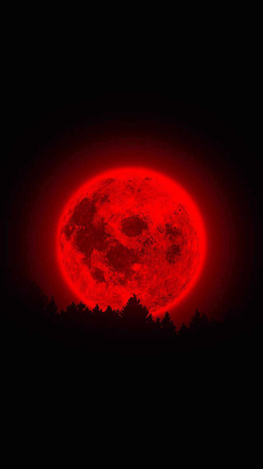 900x1600  Обои для iPhone Red Moon - обои для iPhone: обои для iPhone