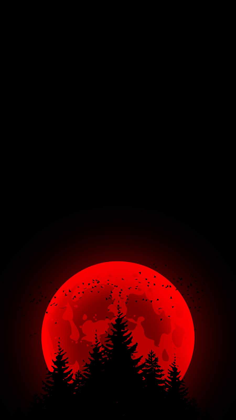 900x1600  Red Moon Amoled - обои для iPhone: обои для iPhone