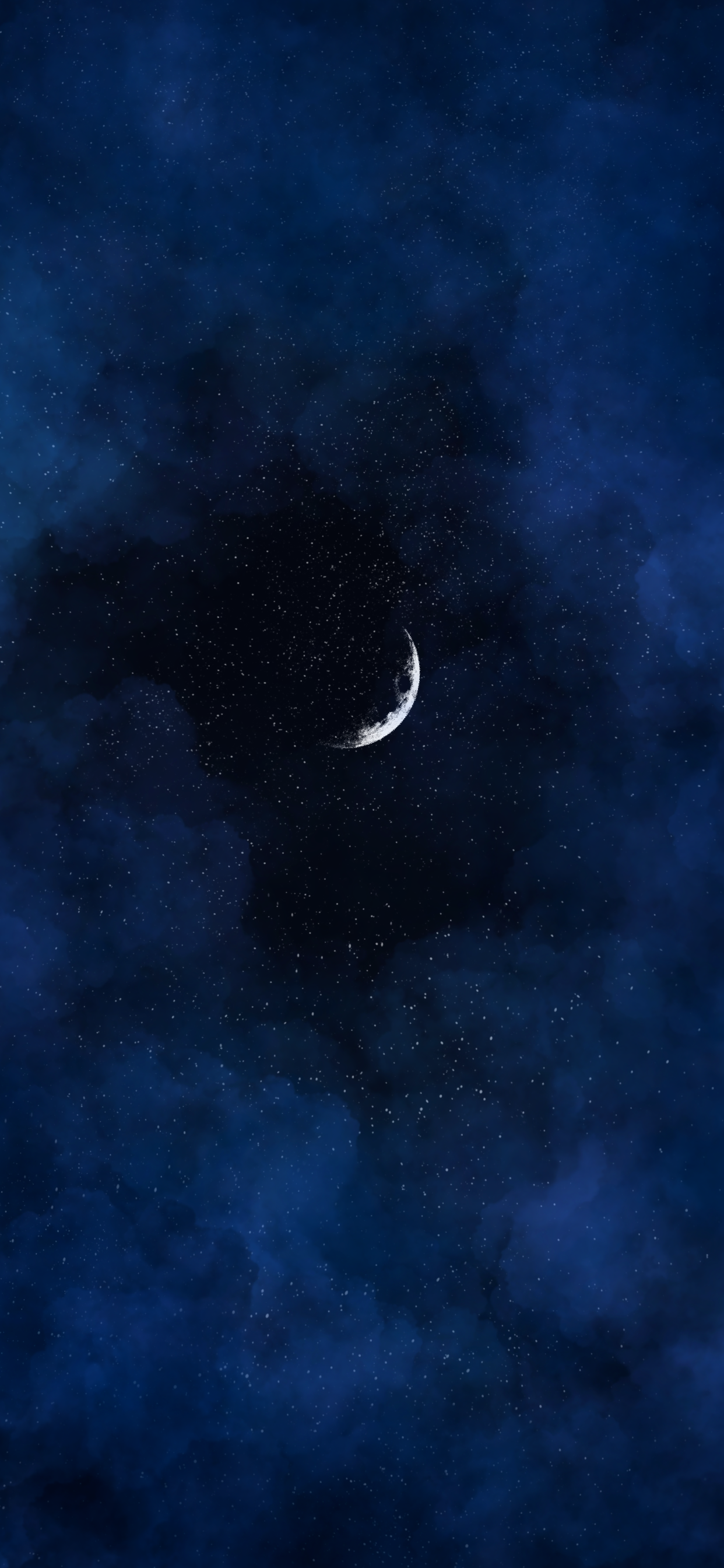 1242x2688  Blue Moon iPhone обои | Черные и синие обои, темно -синие обои, синие цветочные обои