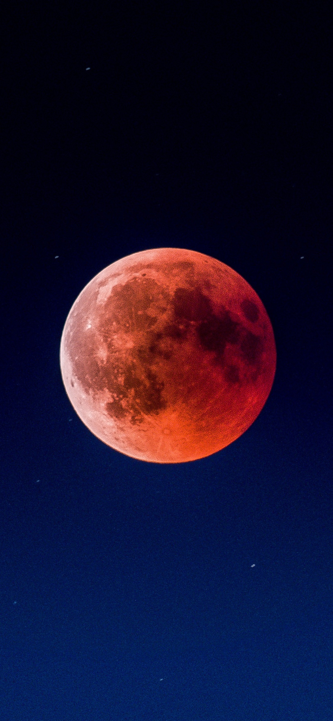 1125x2436  Скачать обои 1280x2120 Лунное затмение, Blood Moon, Nature, iPhone 6 Plus, 1280x2120 HD Фон, 10879