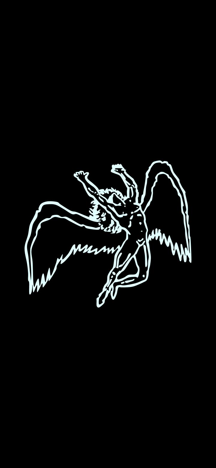 720x1560  Я сделал телефонный обои на основе логотипа Icarus: r/edzeppelin