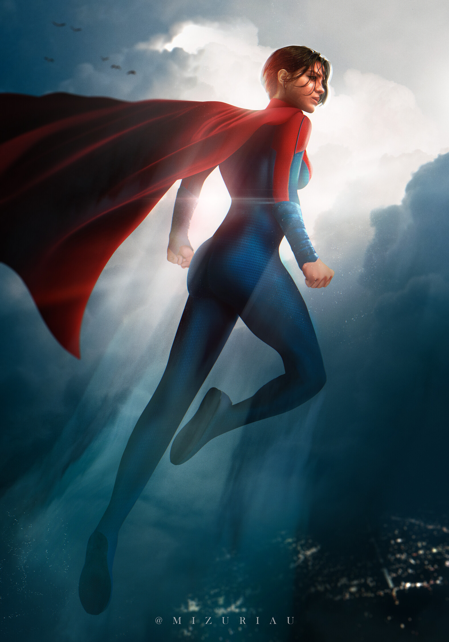 1575x2250  ArtStation - Sasha Calle в роли Supergirl в 2023 году | Supergirl Cosplay, Supergirl, Batwoman
