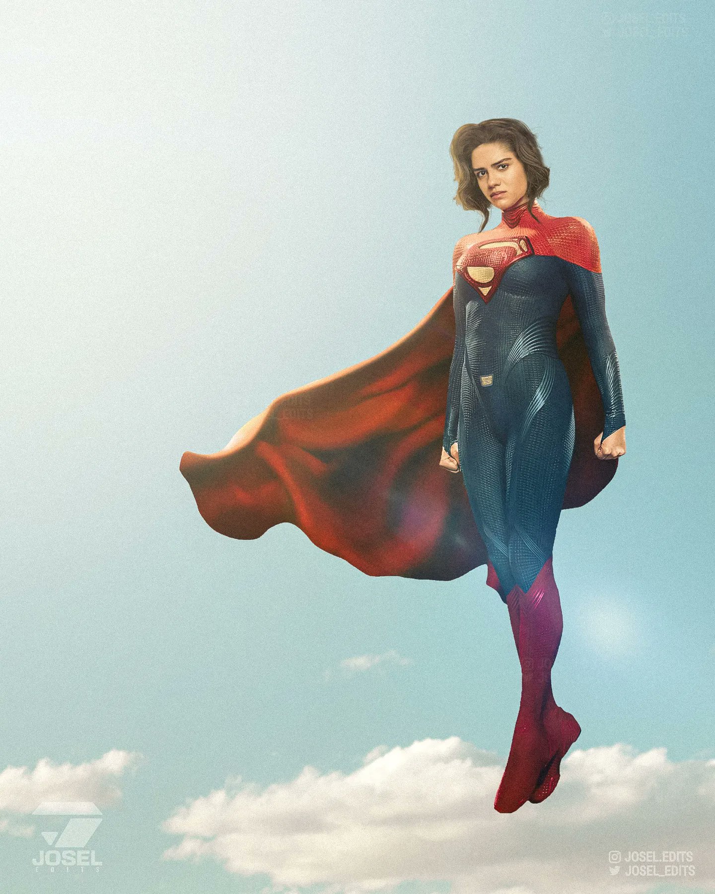 1440x1800  JOS EL - Редакты в Твиттере: \ "Редакция супергерл -костюма Саши Калле из« Флэш », что приближается к одному от Генри Кавилла от MOS и BVS. #Theflash #Supergirl #SashacallesUpergir " /