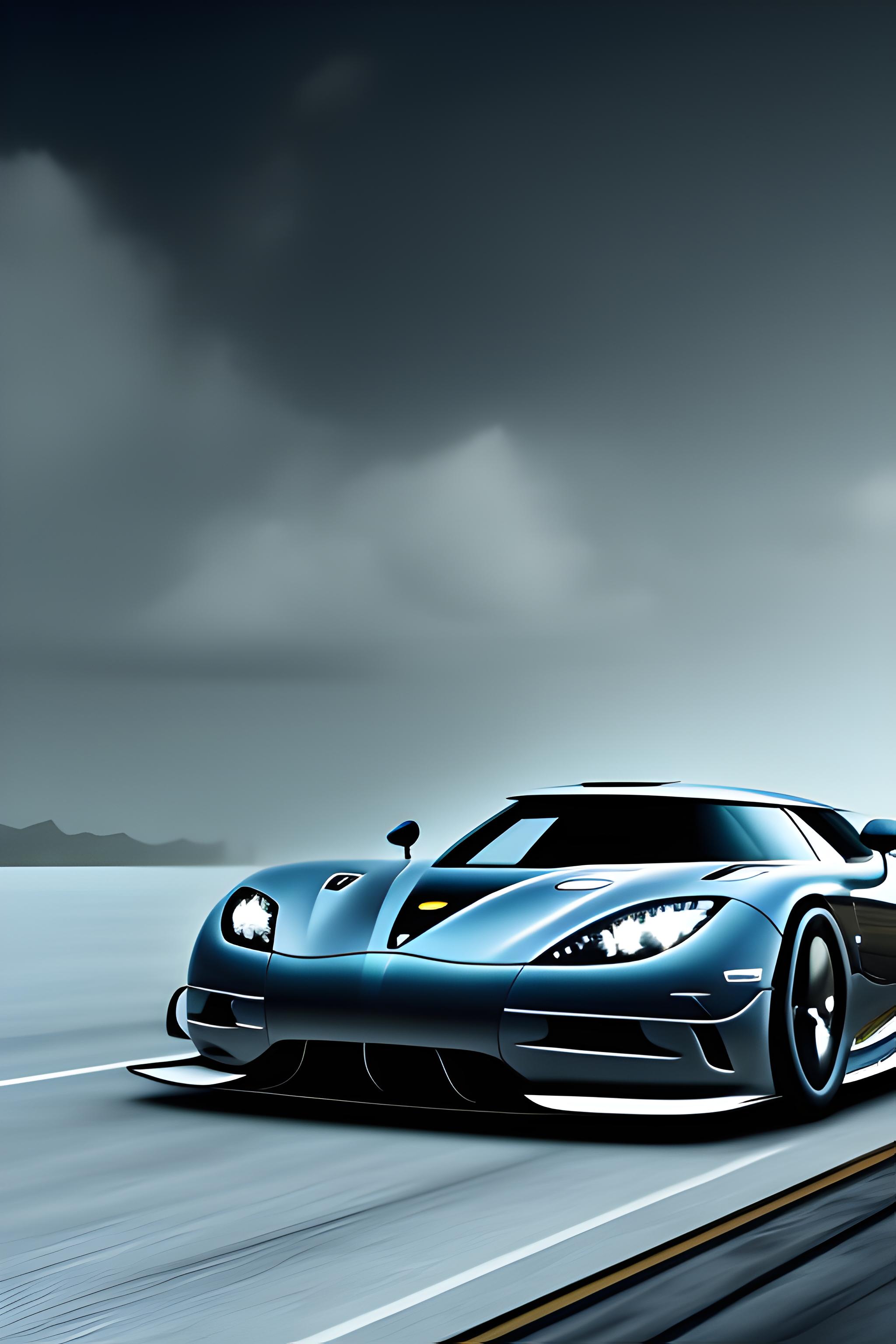 2048x3072  Koenigsegg Gemera, реалистичный вид, красивая расцветка, потрясающий задний план, захватывающий вид автомобиля | Обои.ай