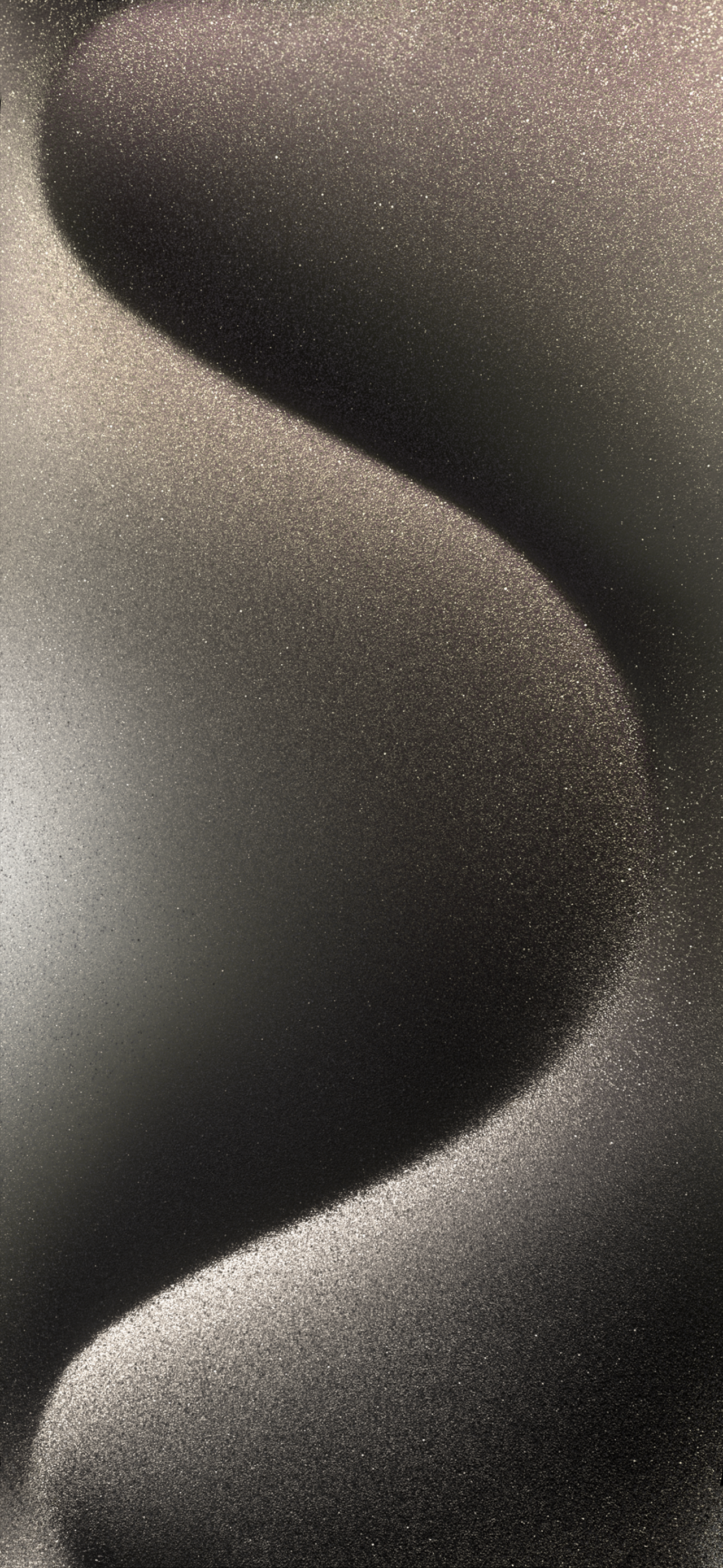 1280x2776  iPhone 15 Pro — официальные стоковые обои | Нейтральный титан — Центр обоев