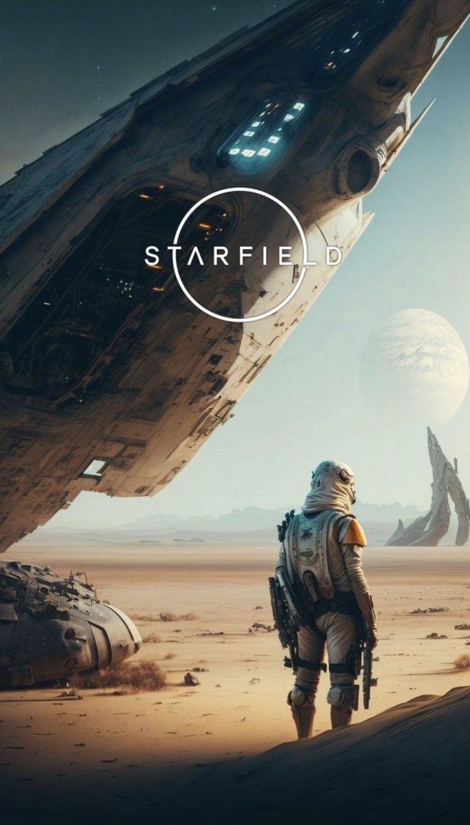 684x1200  Попробовал удалить текст с постера Starfield и очистить его, чтобы сделать обои для телефона. Надеюсь, вам понравится :) — пост с обоями — Imgur