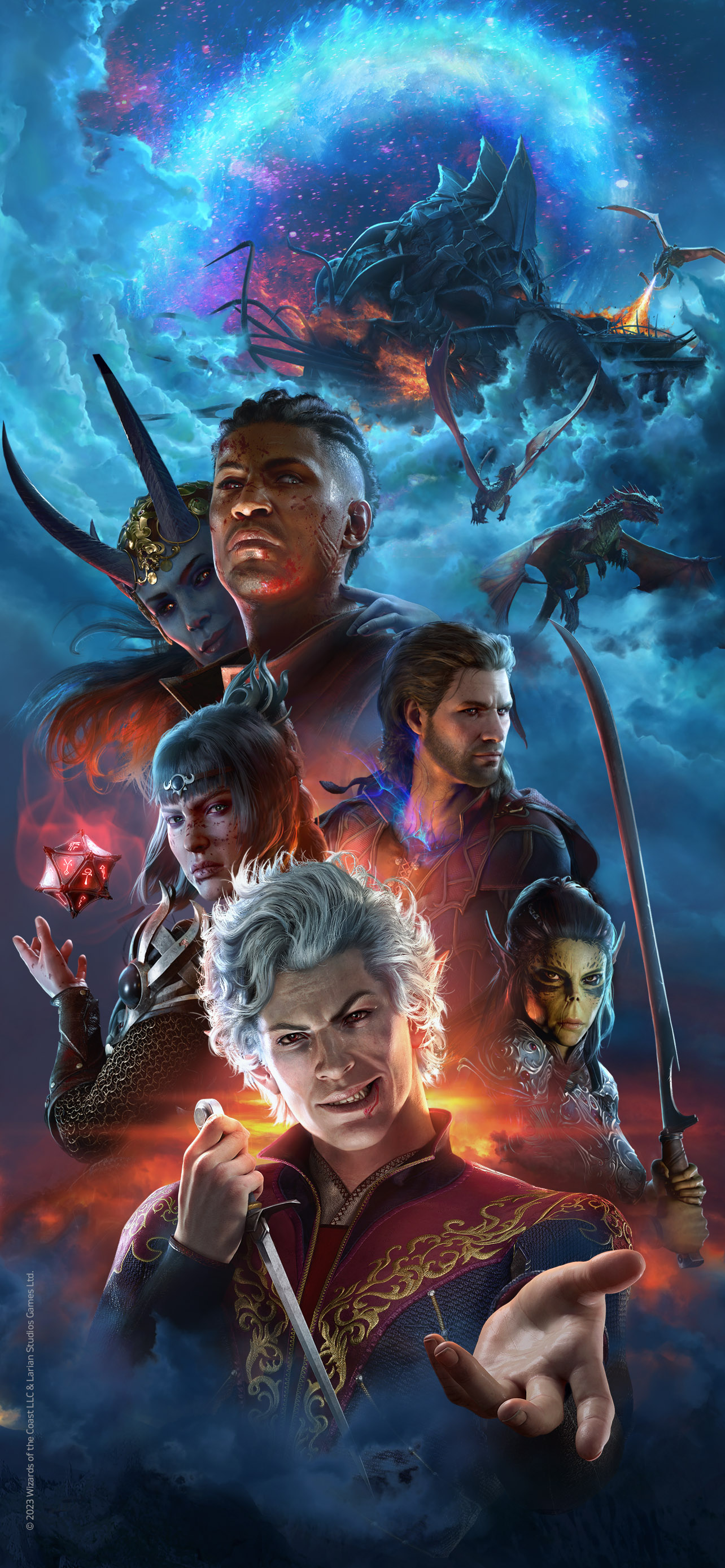 1284x2778  Обои для телефона Baldur's Gate III - Mobile Abyss