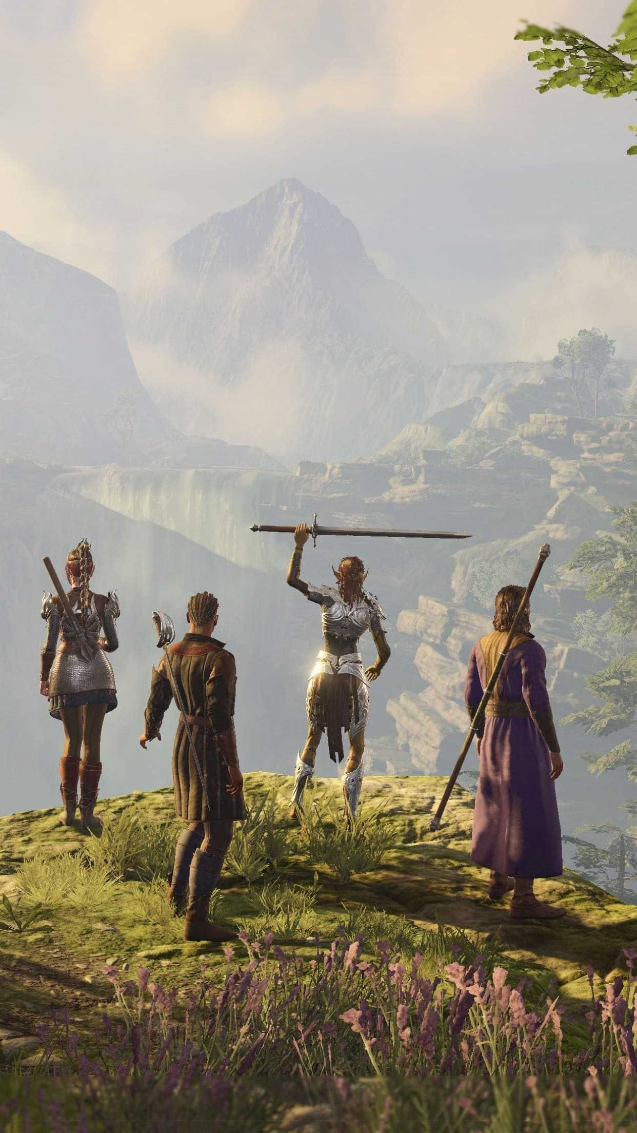 1242x2208  Обои Baldurs Gate 3 в 2023 году | Врата Балдура, Ворота, Побег из реальности