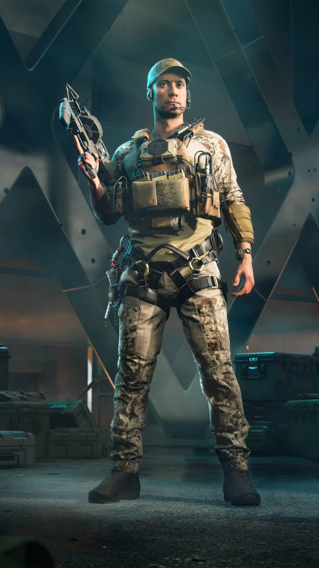 1080x1920  Player Gun Battlefield 2042 Геймплей 4K Ultra HD Мобильные обои