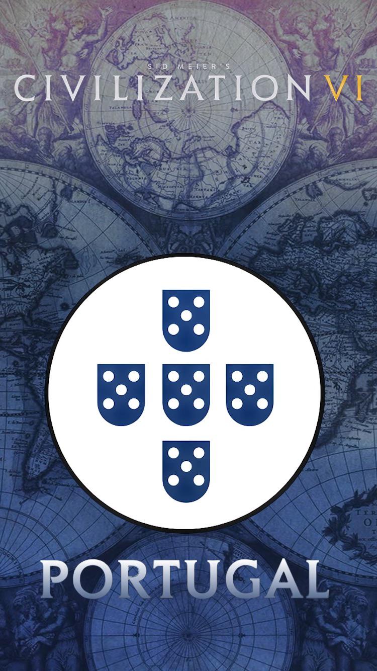 750x1334  Сделал обои на телефон для своих собратьев-фанатов Португалии. Наслаждайтесь :) : r/civ