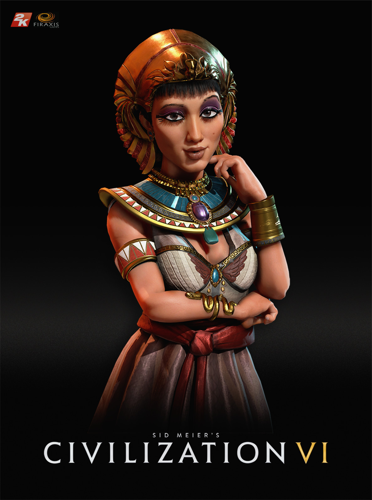 1186x1596  Мэттью Кин - Цивилизация VI: Клеопатра Египетская