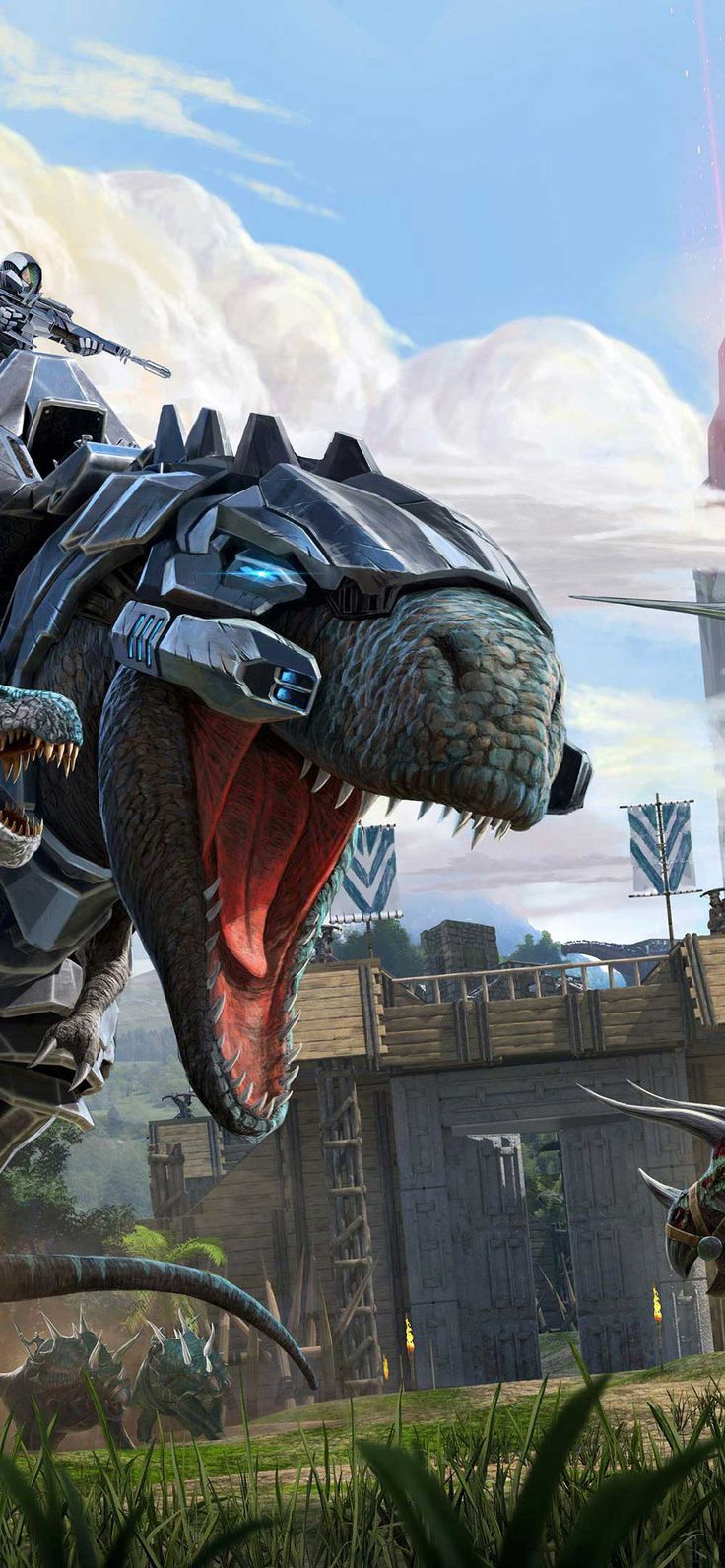 736x1592  11 идей Арк | динозавриос, образы динозавров, криатура