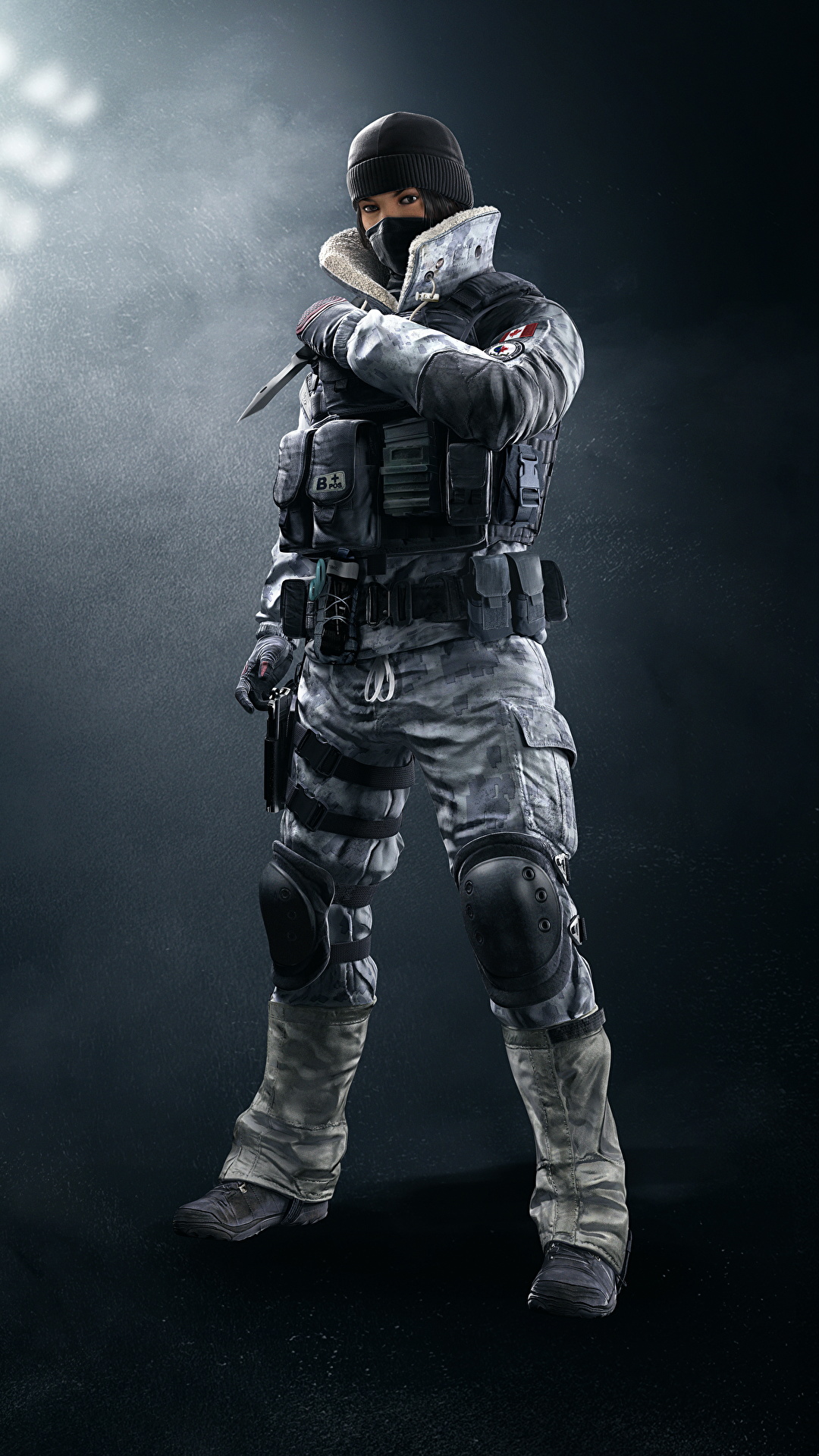 1080x1920  Картинка Tom Clancy's Rainbow Six Siege Солдаты Нож 1080x1920