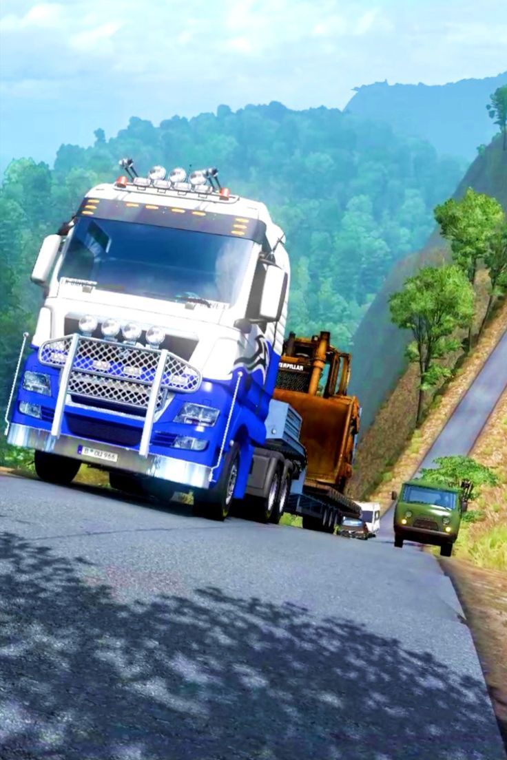 736x1104  Самые опасные дороги за рулем Logitech g29, геймплей, симулятор грузовика евро 2, моды | Грузовики, Опасные дороги, Logitech