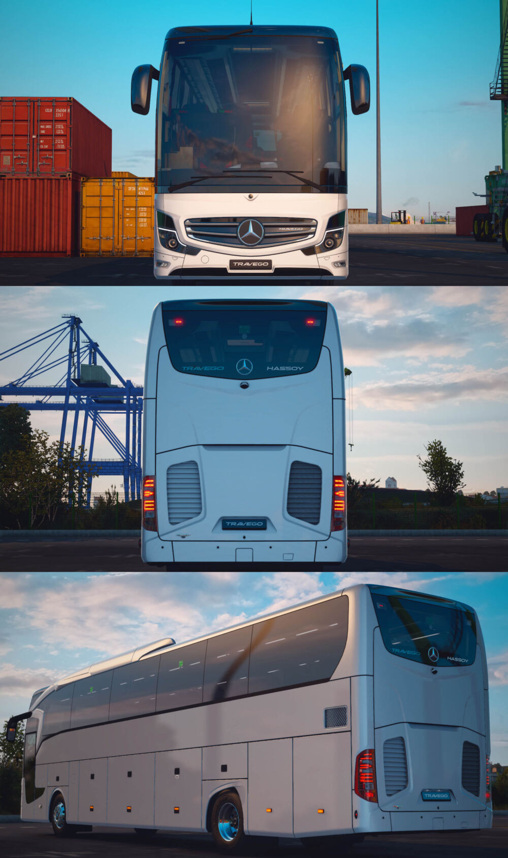 1000x1688  Mercedes-Benz Новый Travego 16 SHD | Моды для ETS2