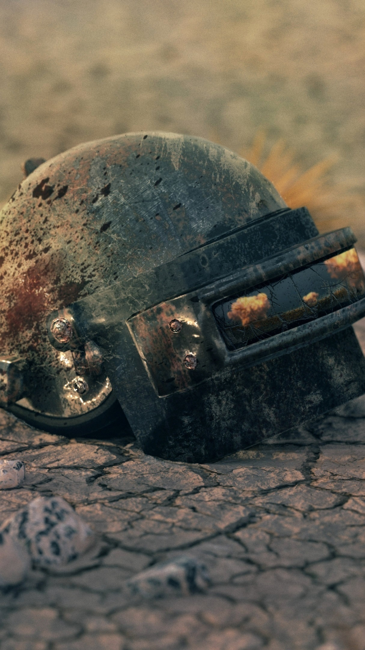 750x1334  Скачать 750x1334 pubg, видеоигры, шлем, iphone 7, iphone 8 обои, картинки 750x1334, 14778