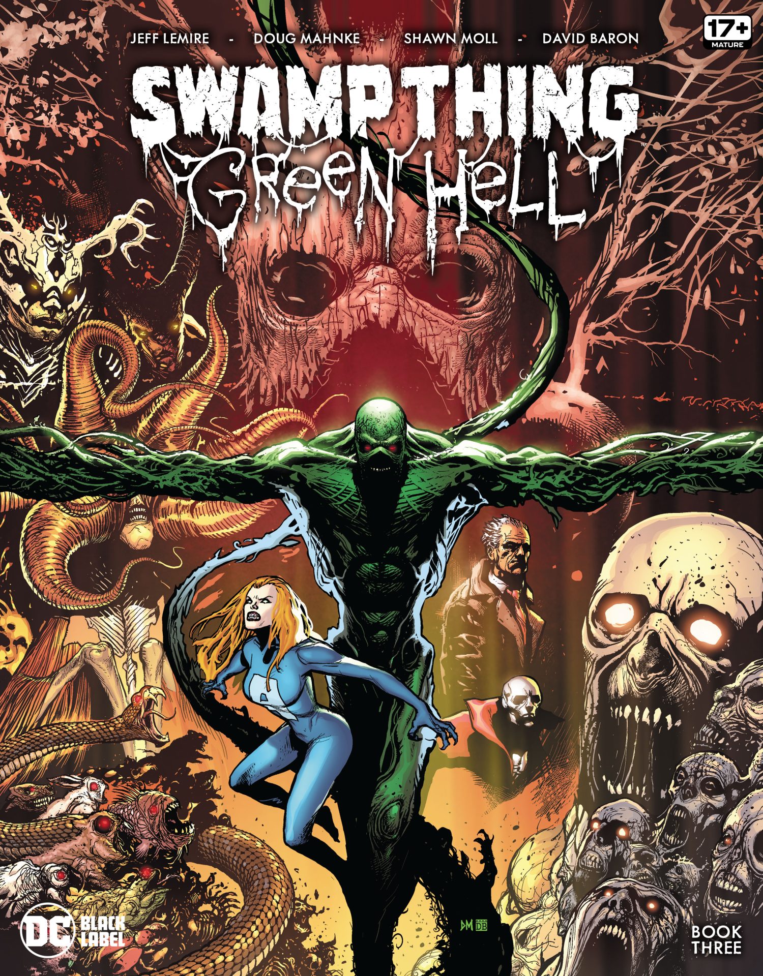 1500x1920  Предварительный просмотр: Swamp Thing: Green Hell #3 — Графическая политика