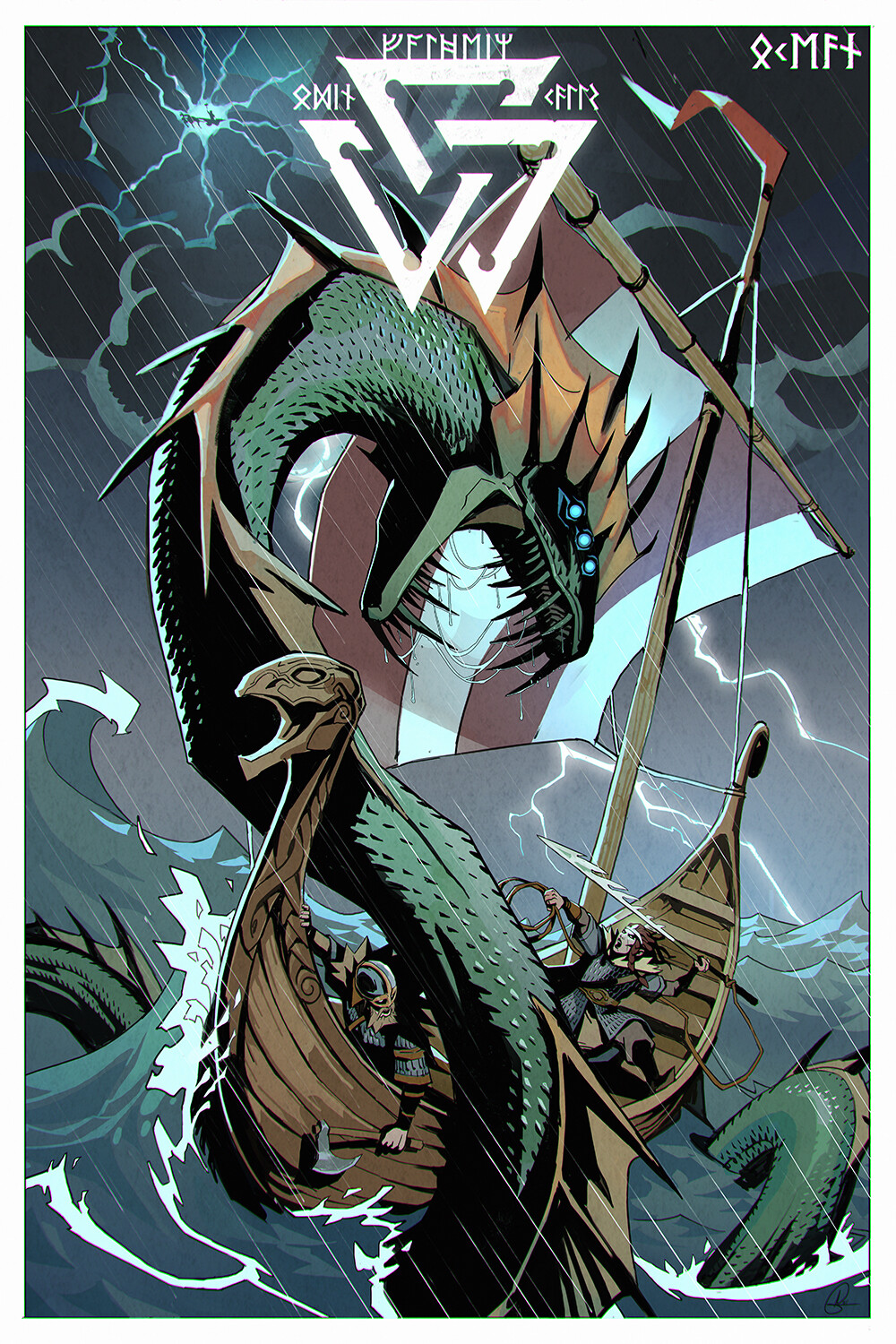 1000x1500  ArtStation - Плакат Valheim - Фанарт - Океанский биом, Алекс Чен | Арт, Плакат, Фантастическое искусство