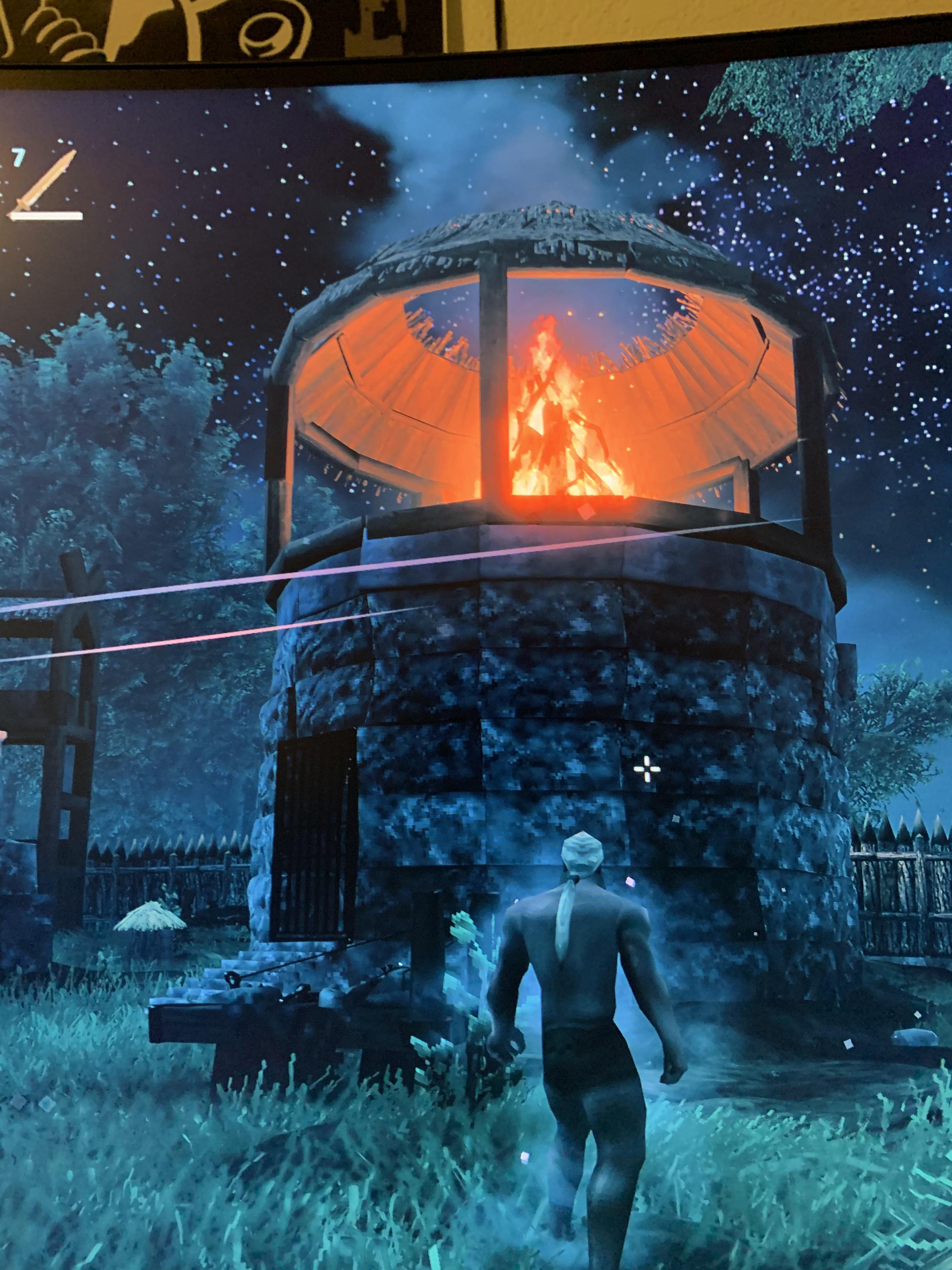 3024x4032  Мой друг построил маяк для нашего форта: r/valheim