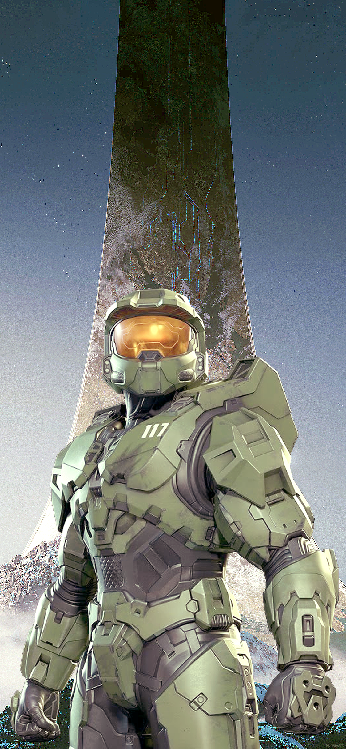 1125x2436  НОВАЯ внутриигровая поза Halo Infinite Master Chief: ОБРАБОТКА обоев для iPhone!!! : р/гало