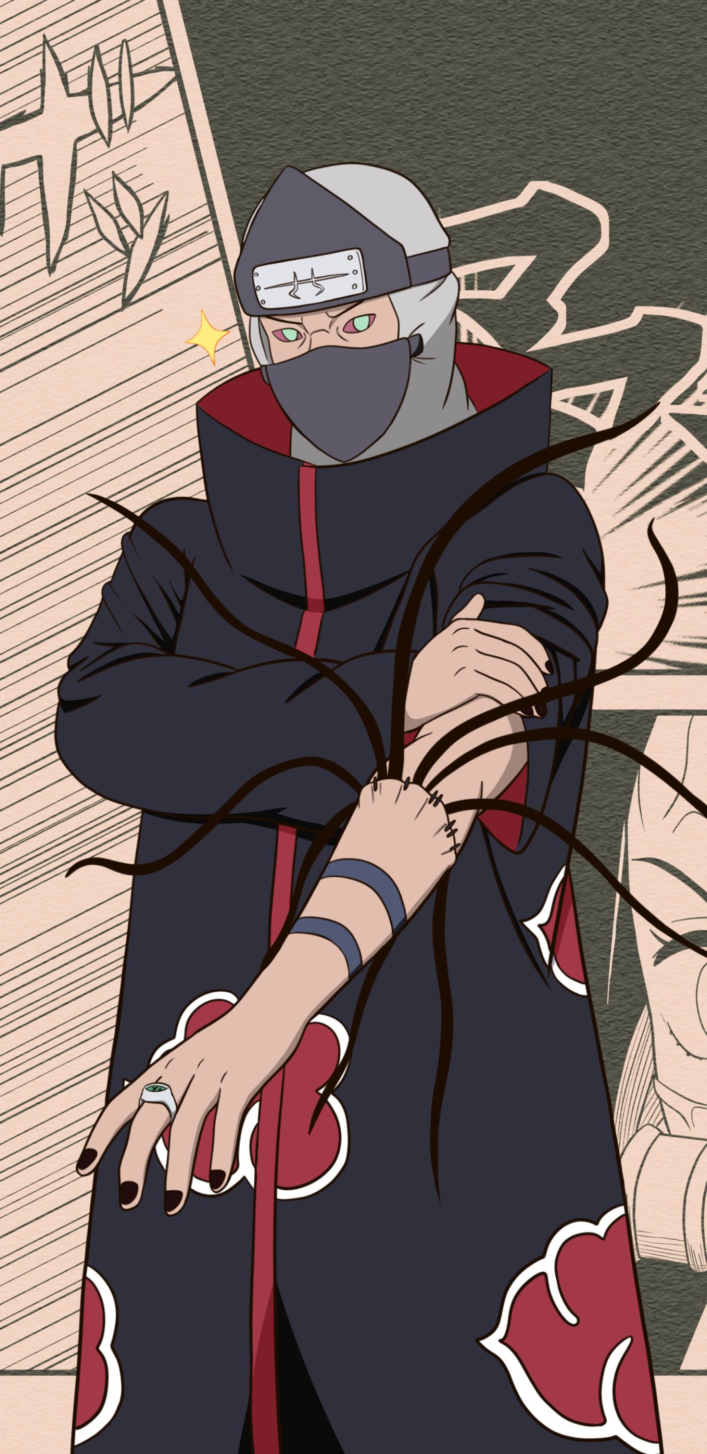 1440x2960  Скачать обои «Какузу (Наруто)» на телефон, бесплатные HD картинки «Какузу (Наруто)»