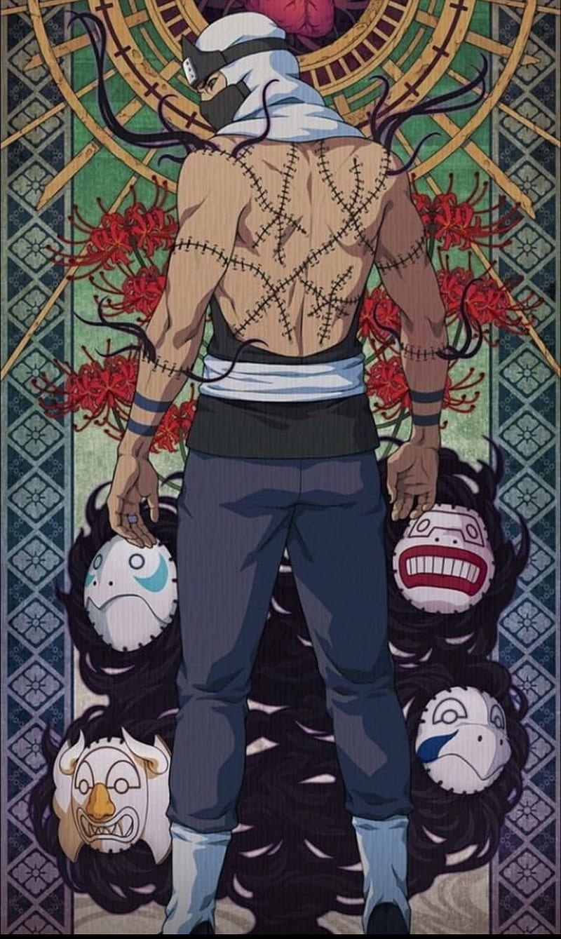 800x1339  Ханзо Саламандры (Прайм) против Какузу: r/Наруто