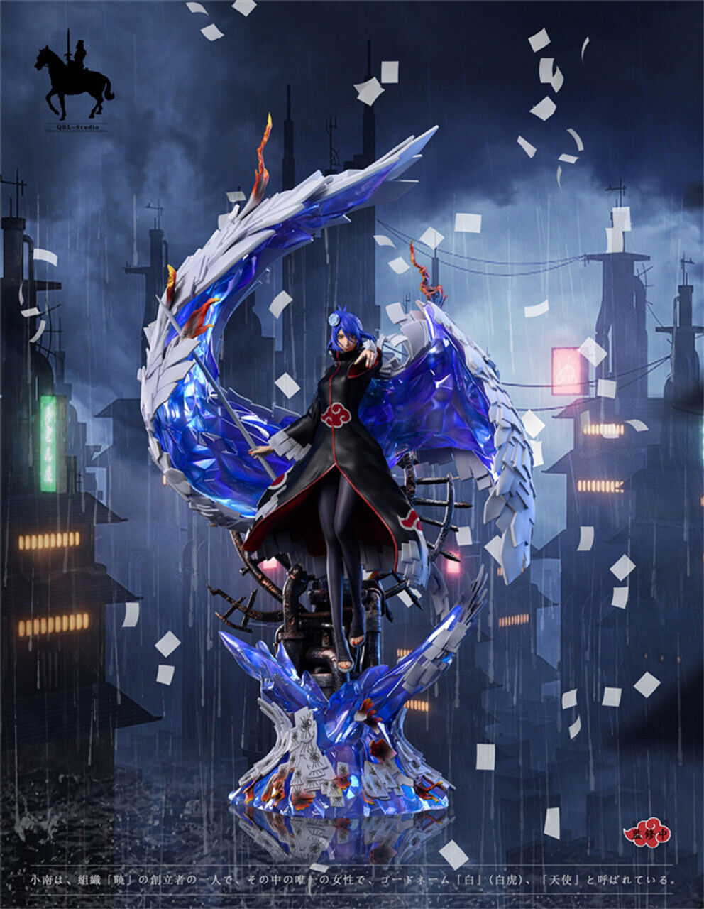 992x1280  Наруто - Конан | Статуя из смолы 1:7 | фон QBL-Studio | КрасивыйТорт Сладости