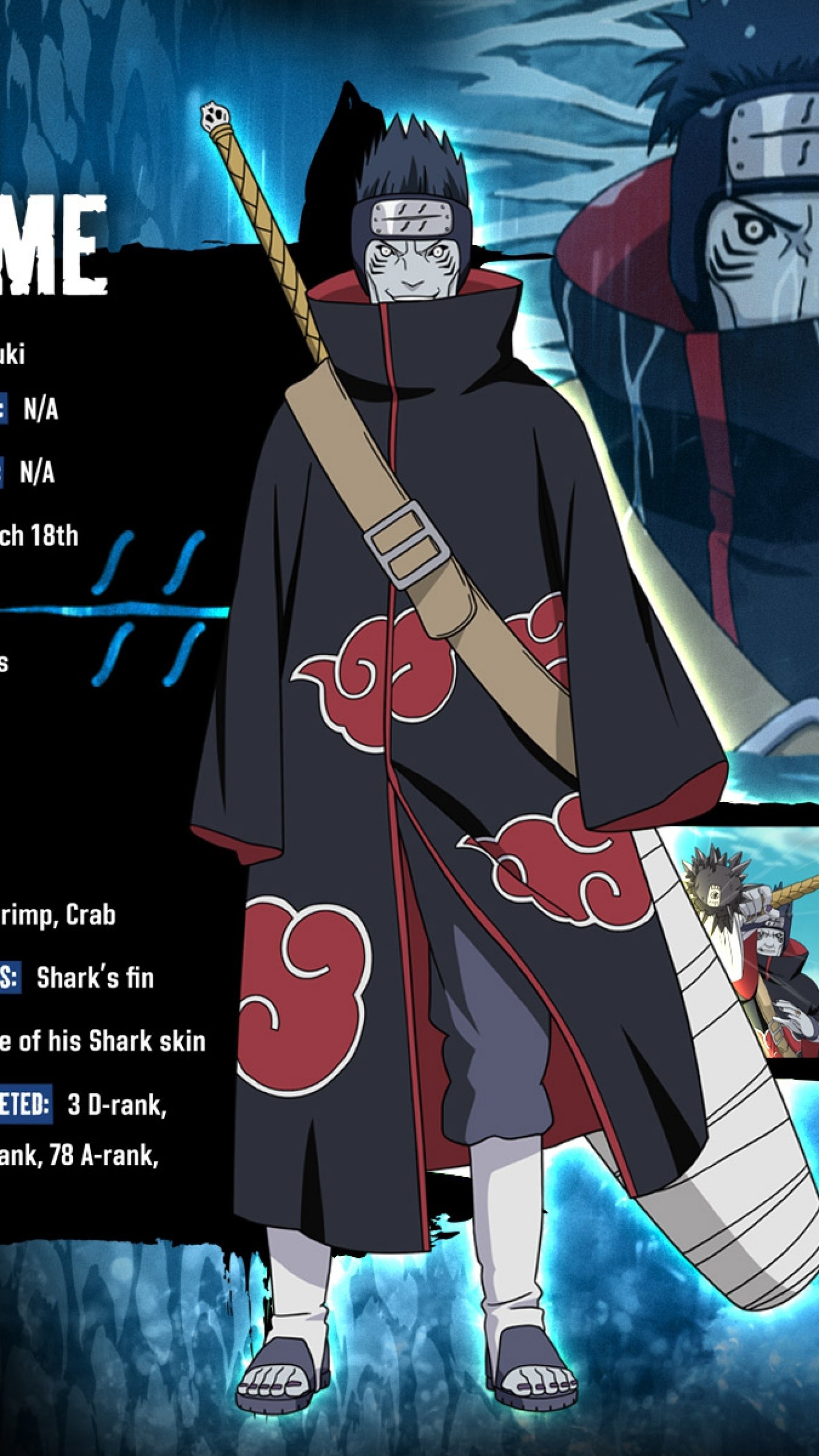 1440x2560  Кисаме Обои (47+ фотографий)