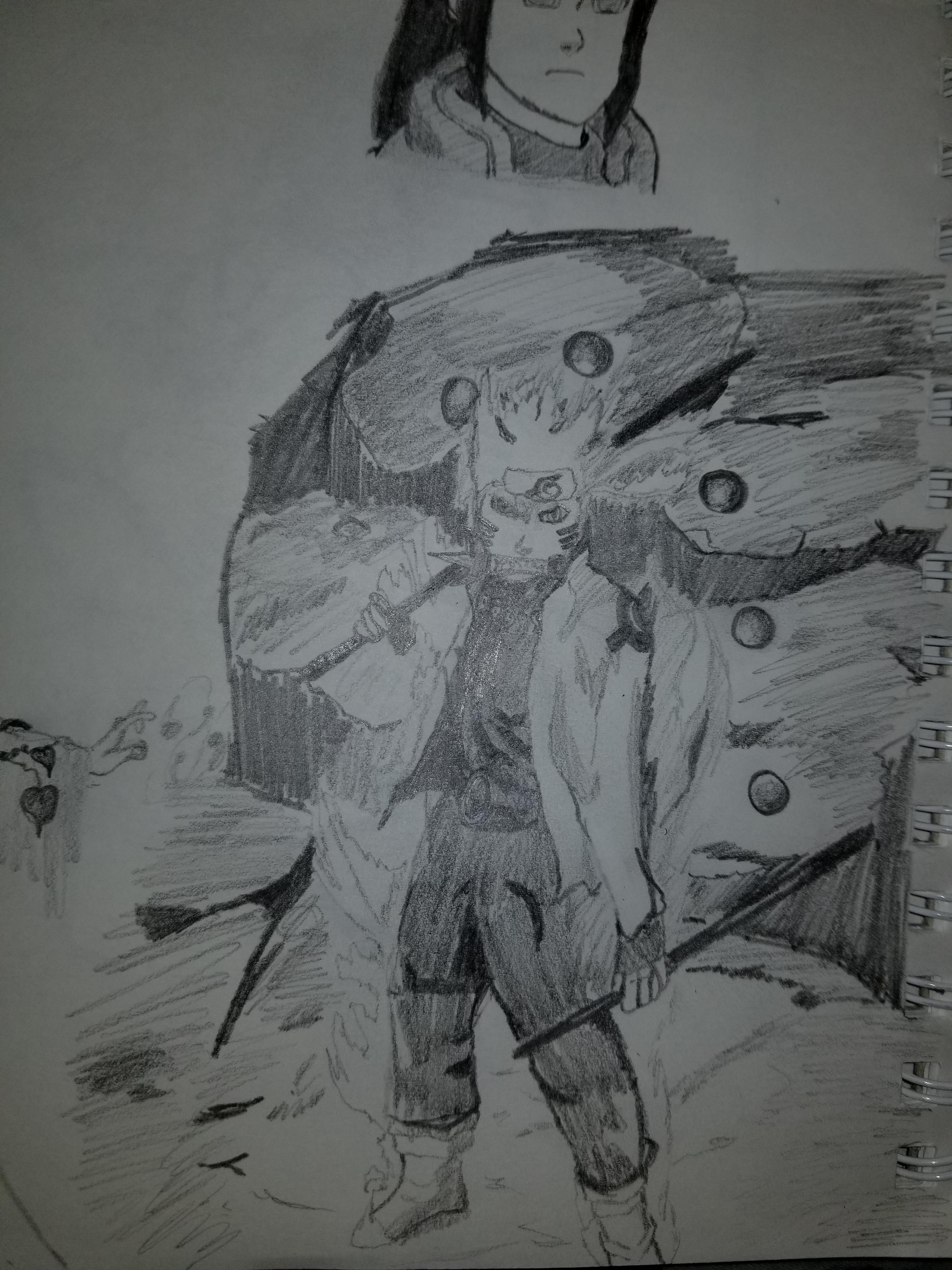 3024x4032  Режим Мудреца шести путей! Первый рисунок за много лет, любой отзыв — это хороший отзыв. У меня толстая кожа, поэтому смело запекайте. : р/Наруто