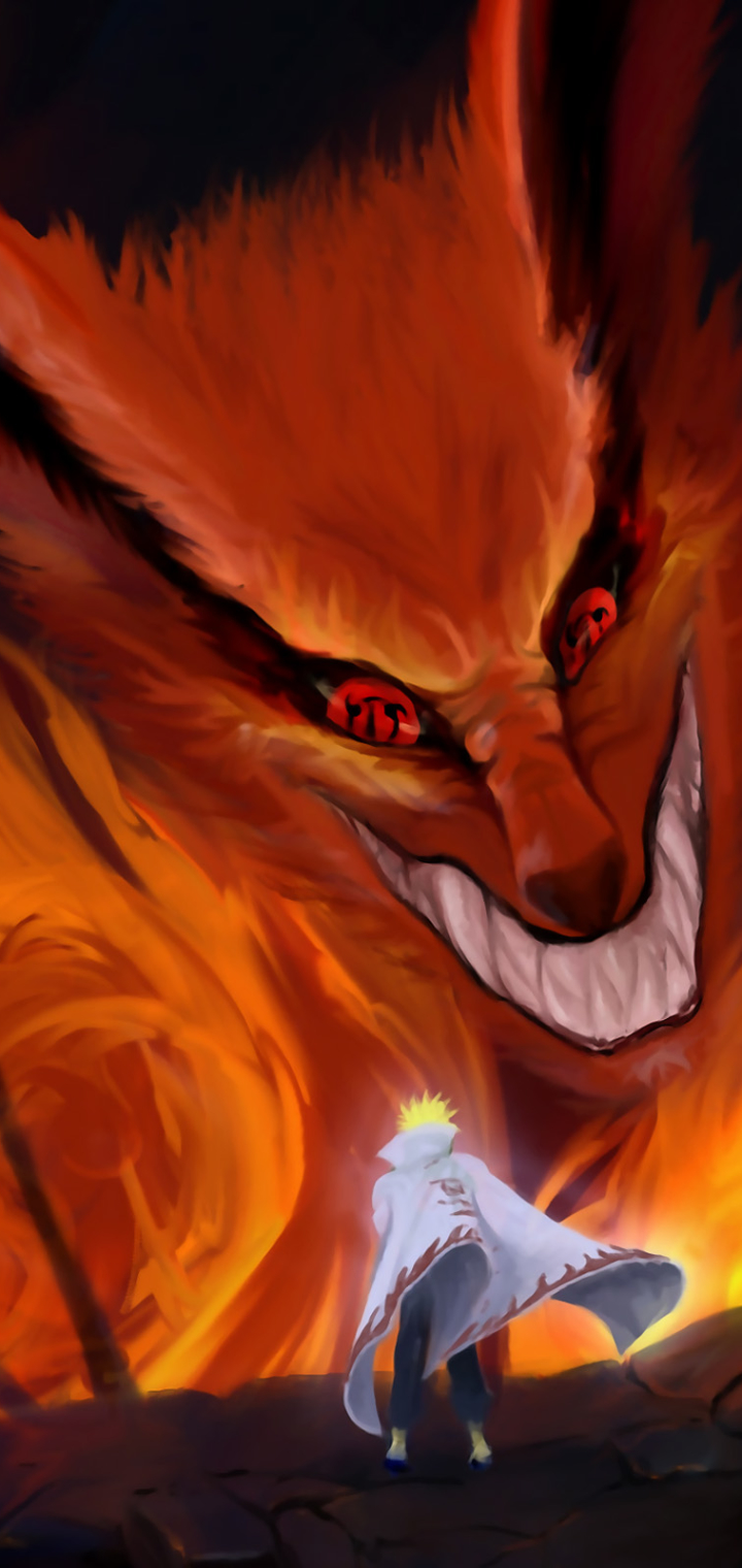 720x1520  Скачать обои «Девять хвостов (Наруто)» на телефон, бесплатные HD картинки «Девять хвостов (Наруто)»