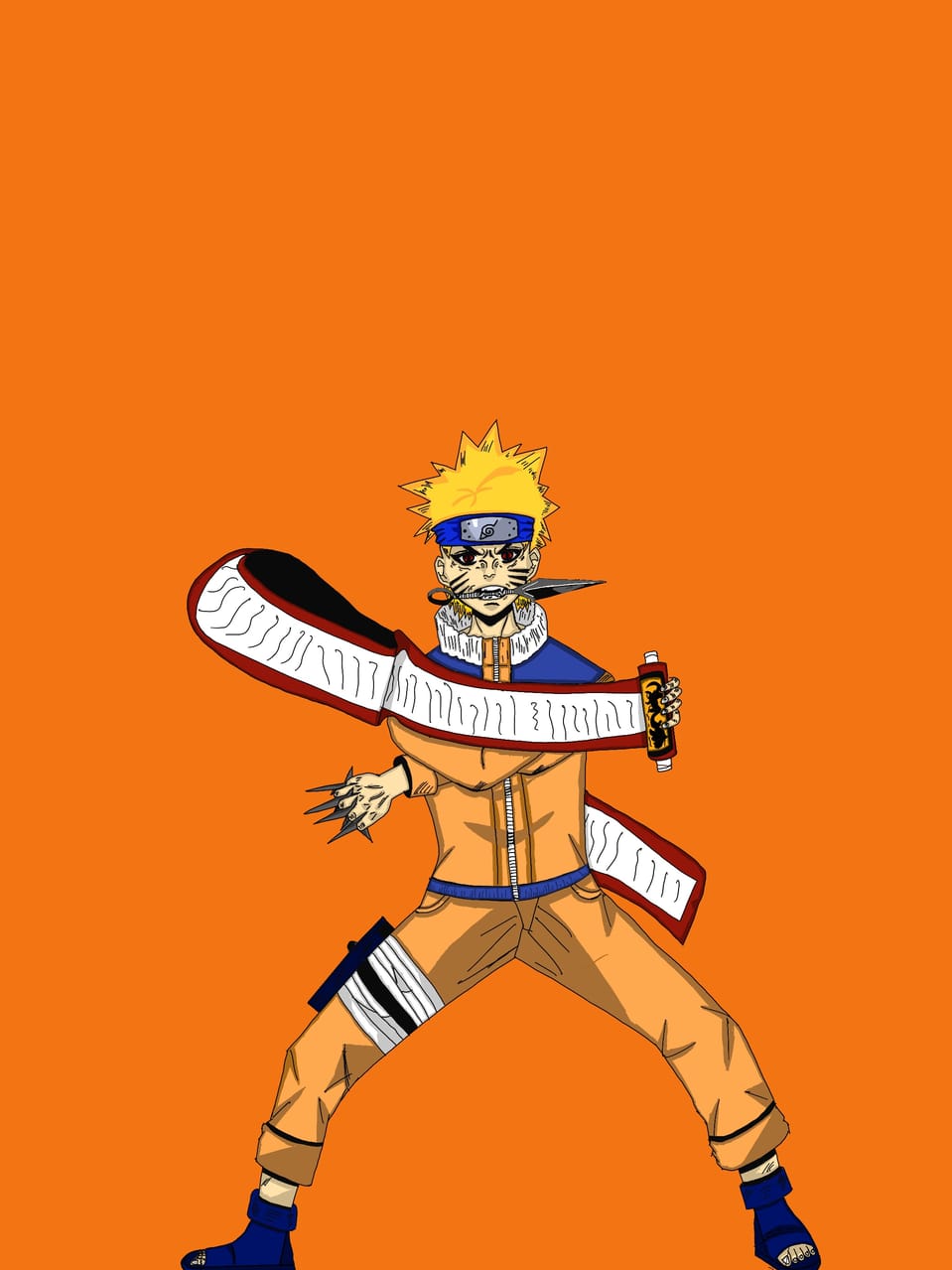 959x1279  Девять хвостов Наруто Анимерд - Иллюстрации ART street